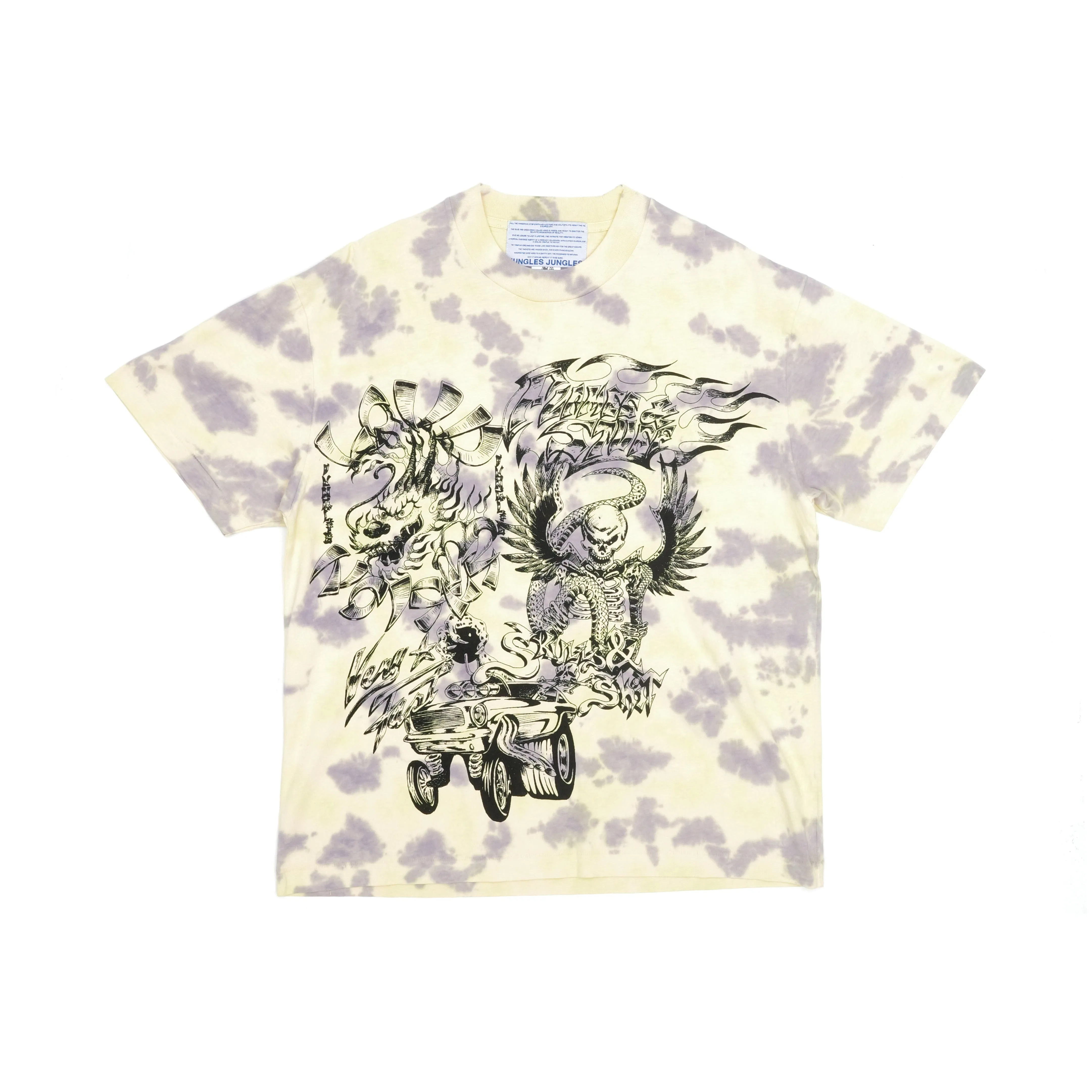 Flames & Stuff Tie Dye Tee sold by Junglesjungles