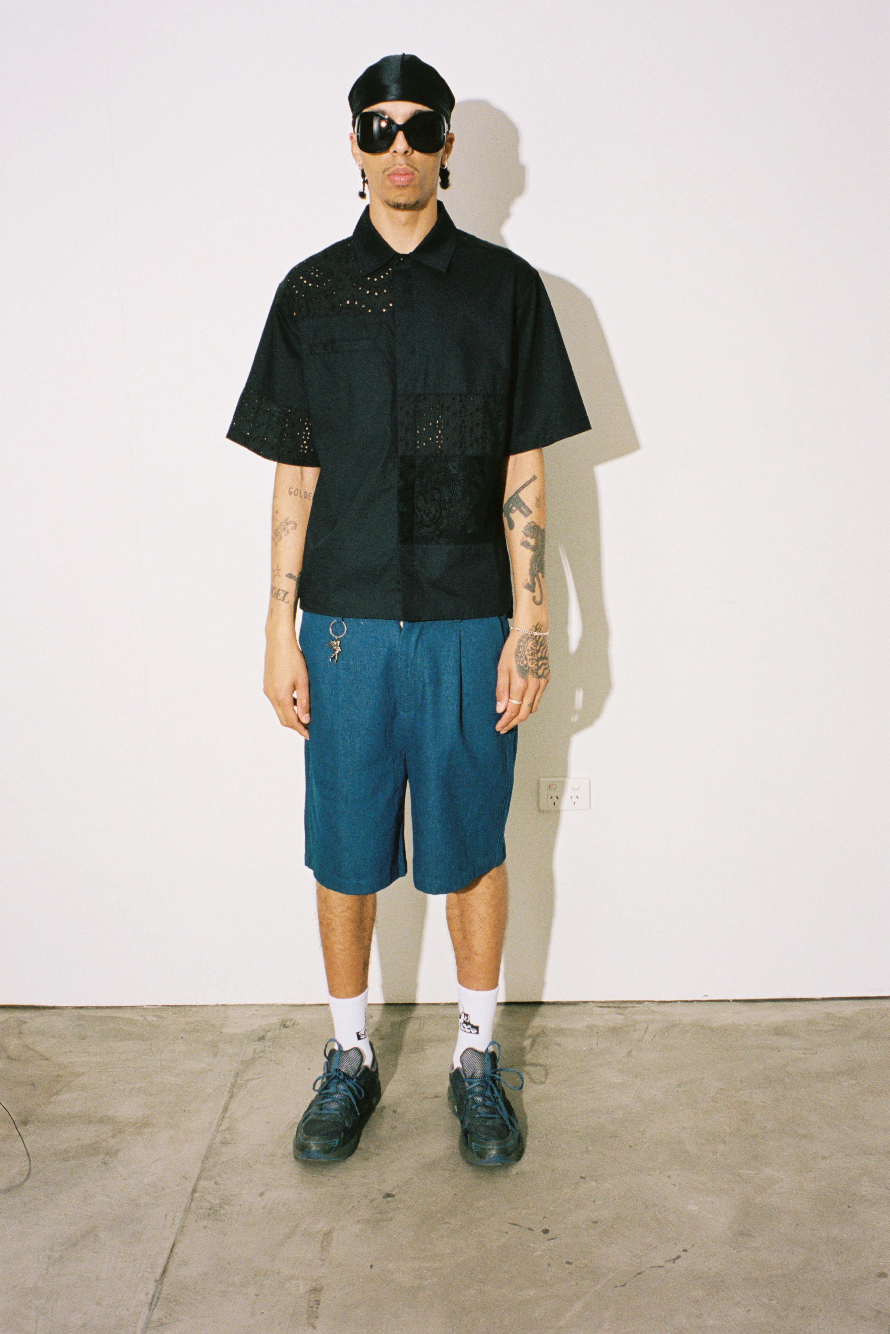 Lace Paneled Button Up Shirt sold by Junglesjungles product image thumbnail 2