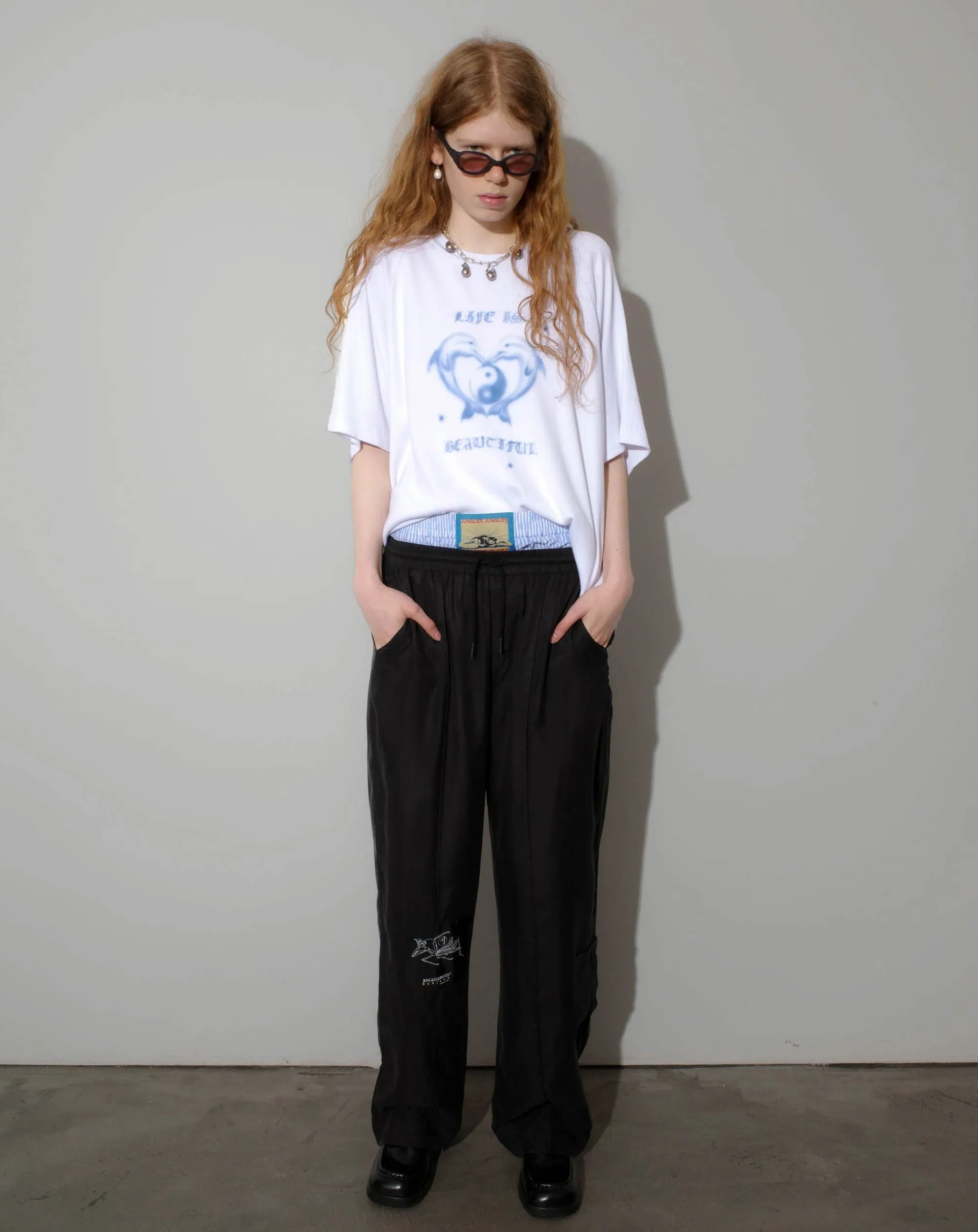 Life Is Beautiful Ribbed Raglan Tee sold by Junglesjungles product image thumbnail 2