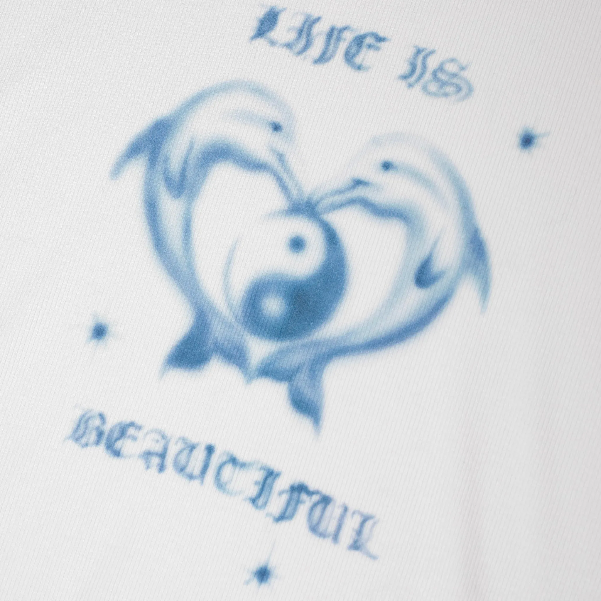 Life Is Beautiful Ribbed Raglan Tee sold by Junglesjungles product image thumbnail 3