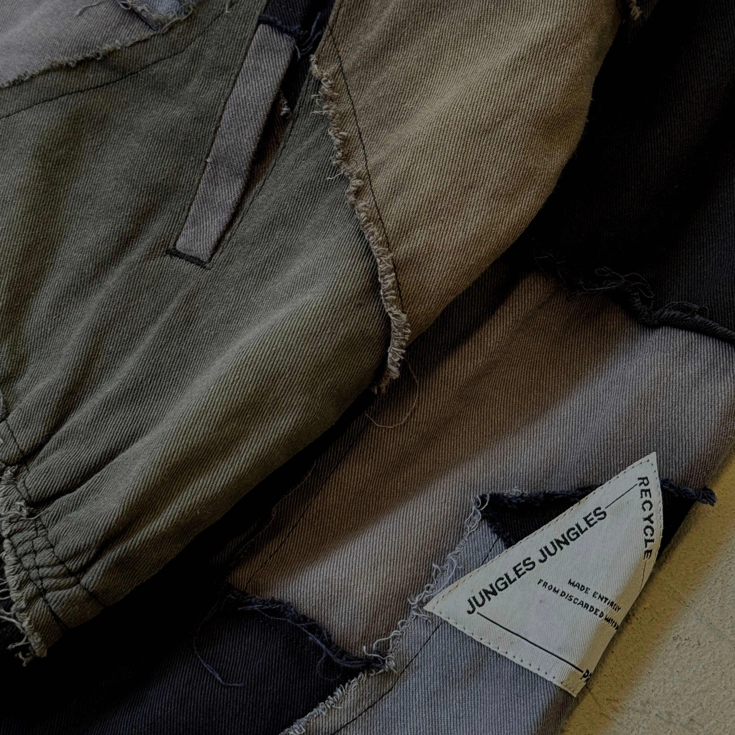 Offcuts Recycled Jacket Black sold by Junglesjungles product image thumbnail 5