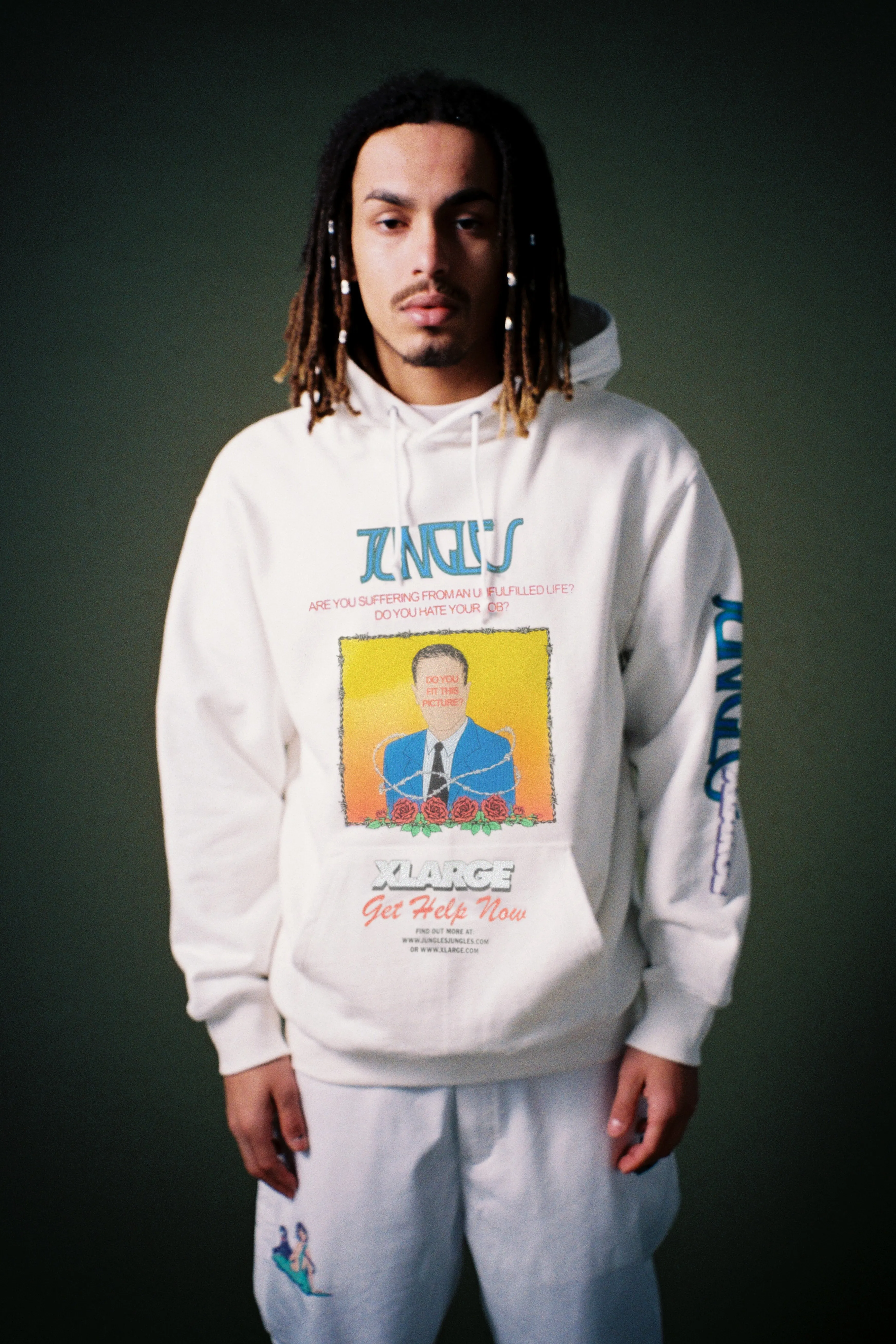 Do you fit this picture? Hoodie white sold by Junglesjungles product image thumbnail 5