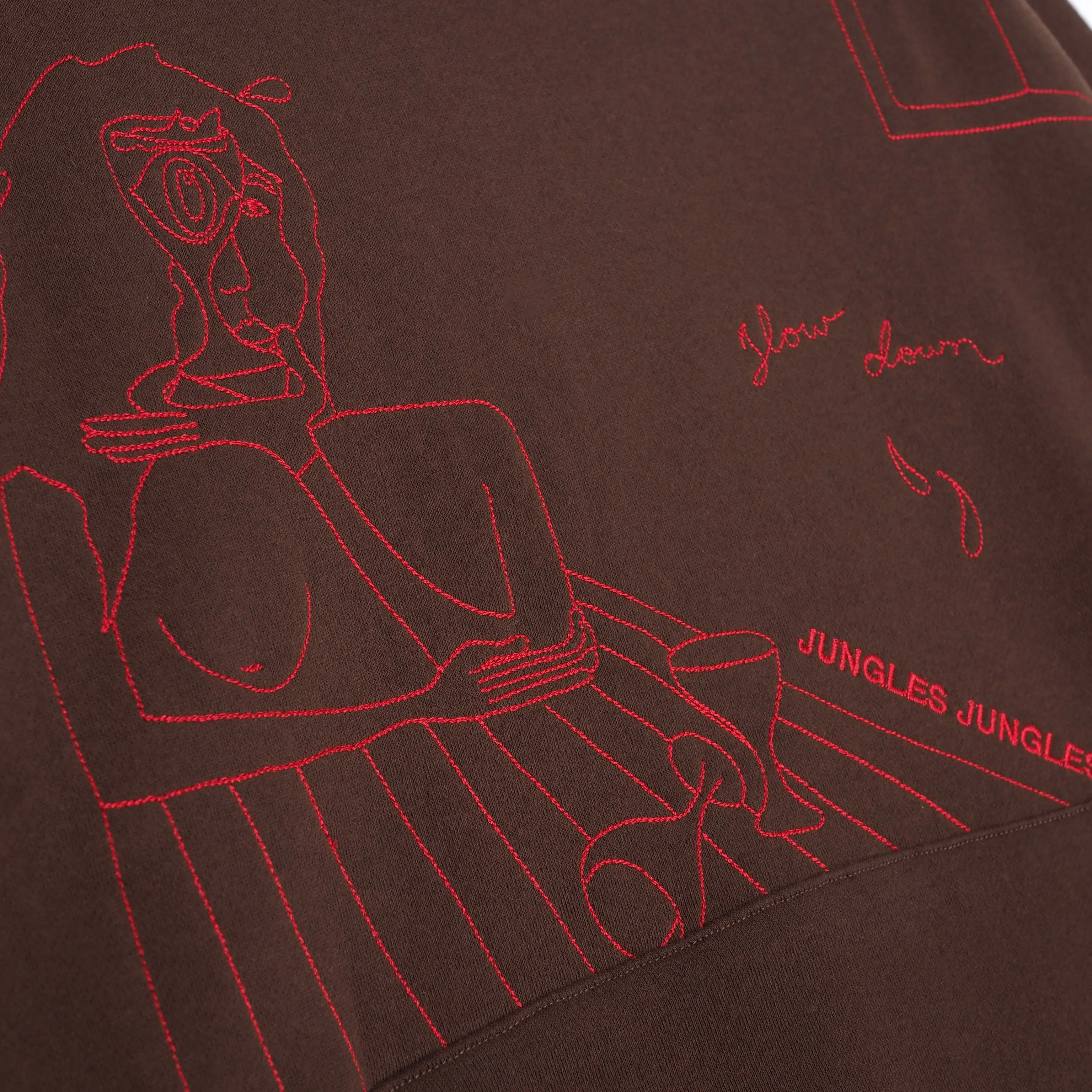 Slow Down Embroidered Hoodie sold by Junglesjungles product image thumbnail 3