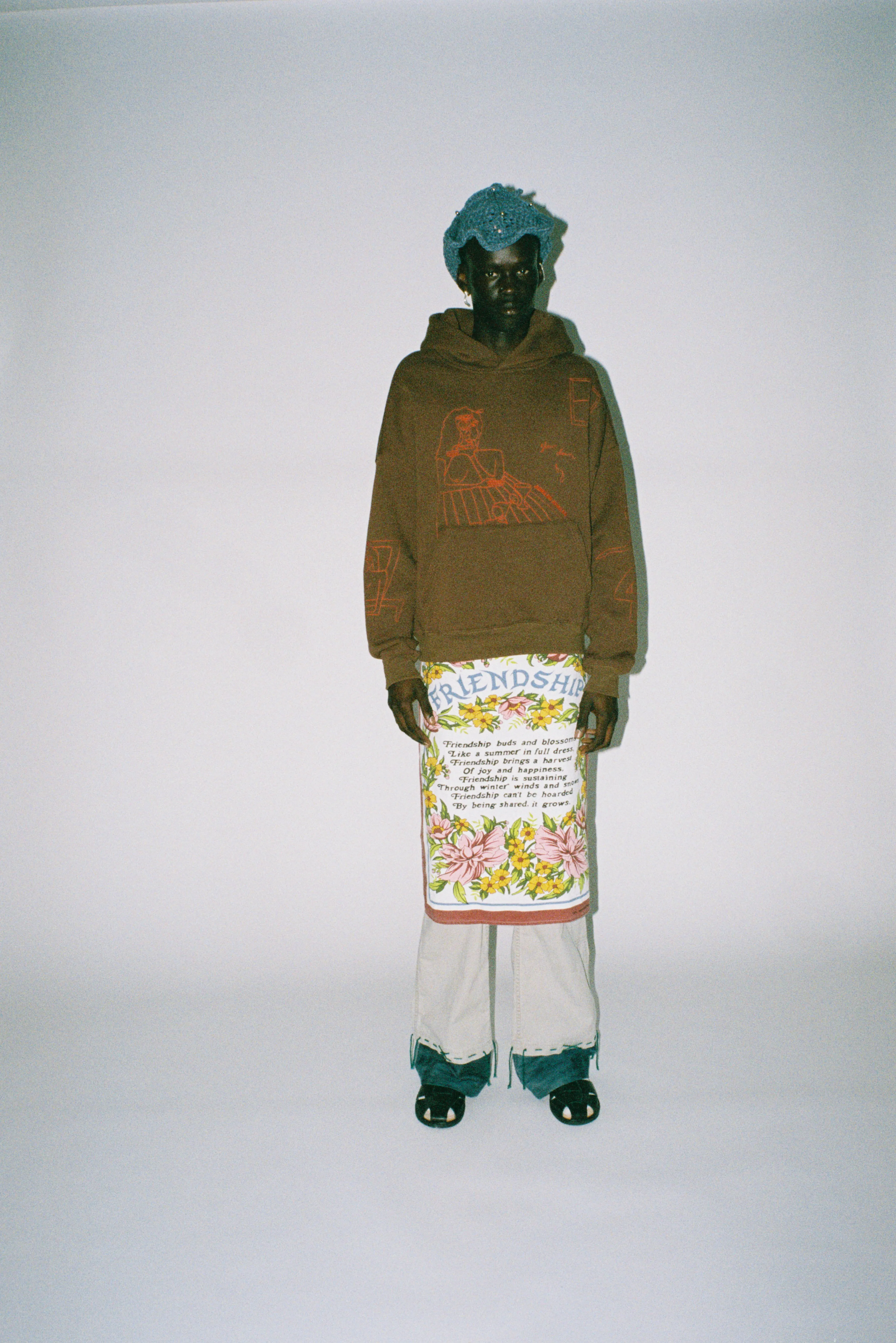 Slow Down Embroidered Hoodie sold by Junglesjungles product image thumbnail 5