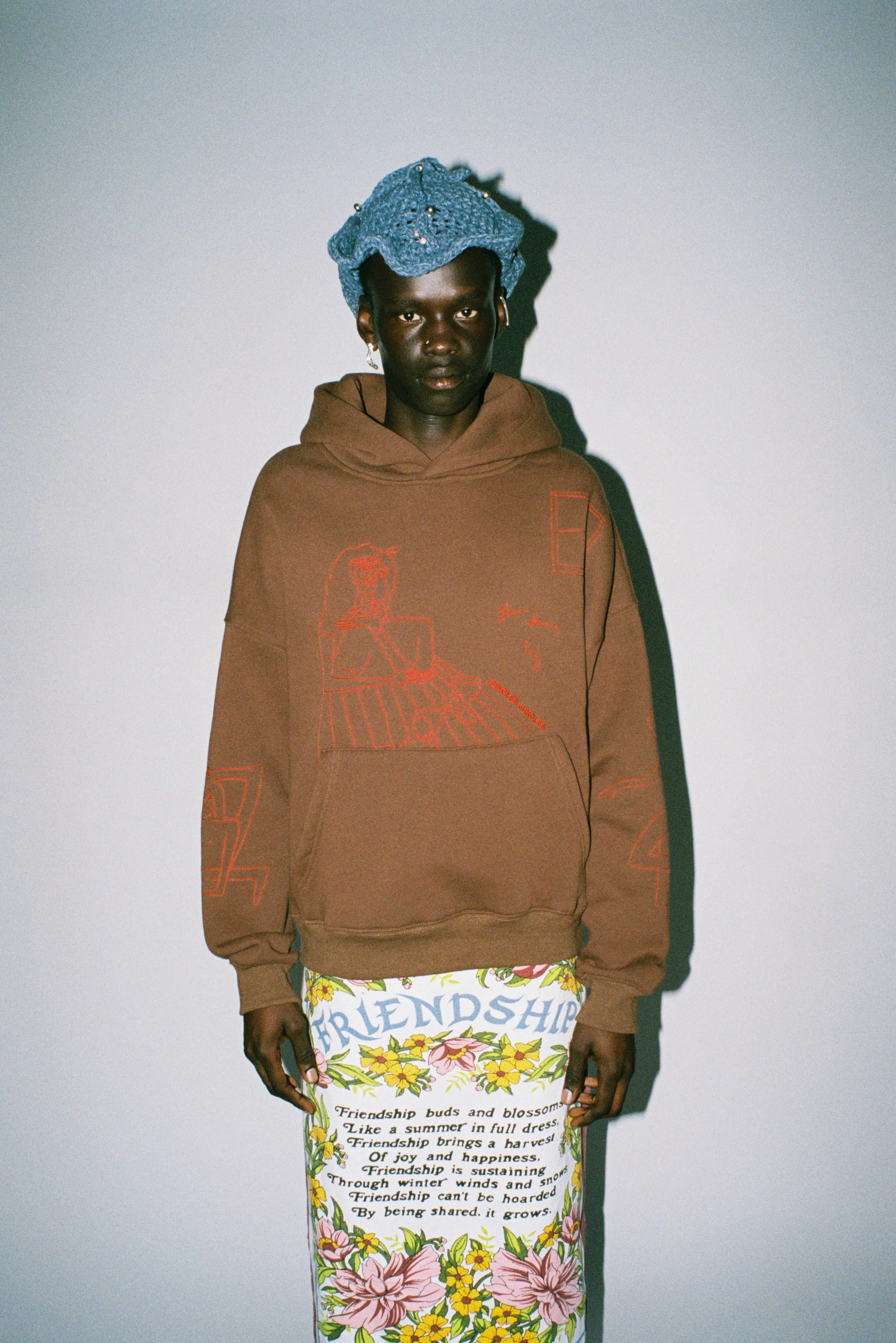 Slow Down Embroidered Hoodie sold by Junglesjungles product image thumbnail 2