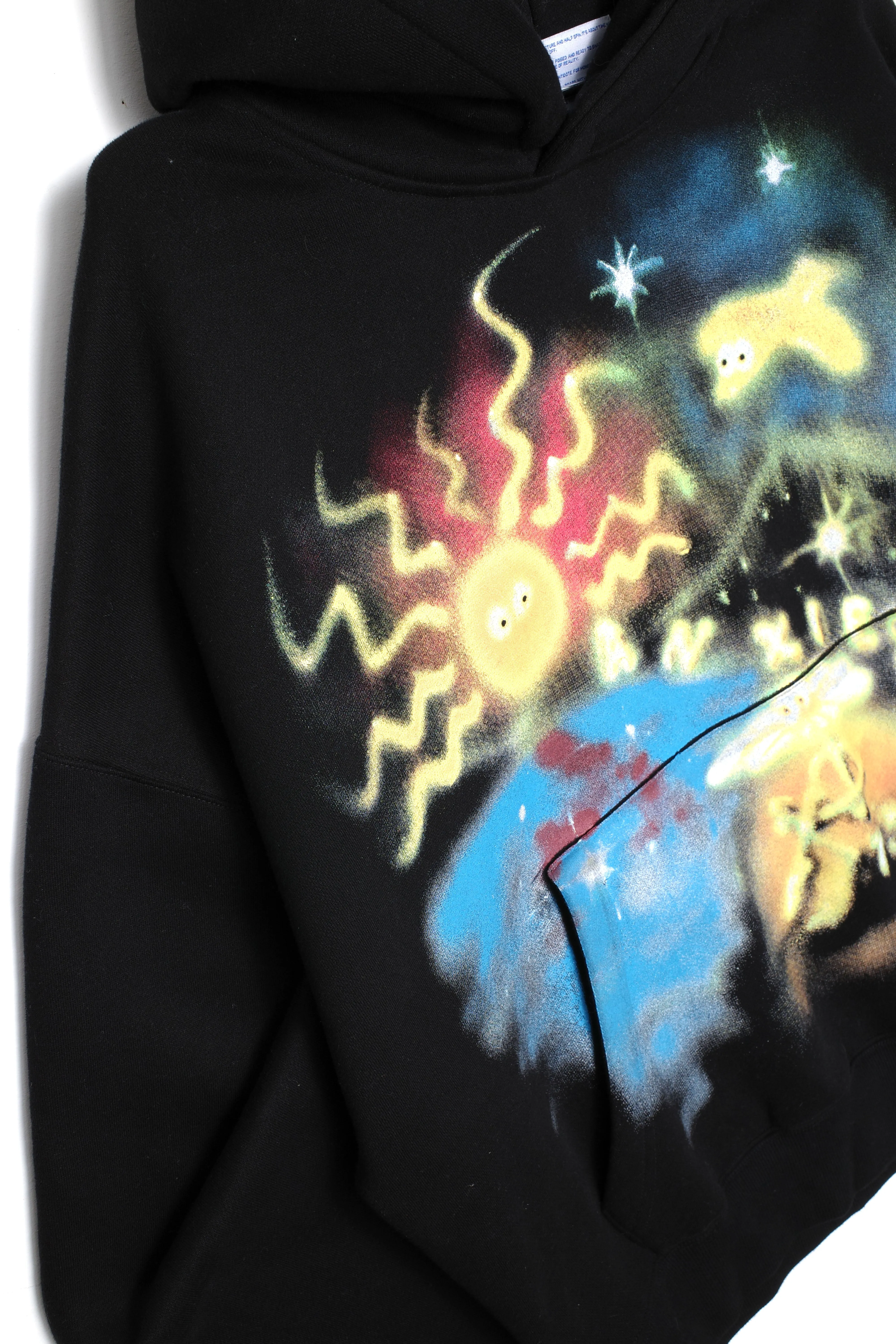 Anxiety Airbrush Hoodie sold by Junglesjungles product image thumbnail 3
