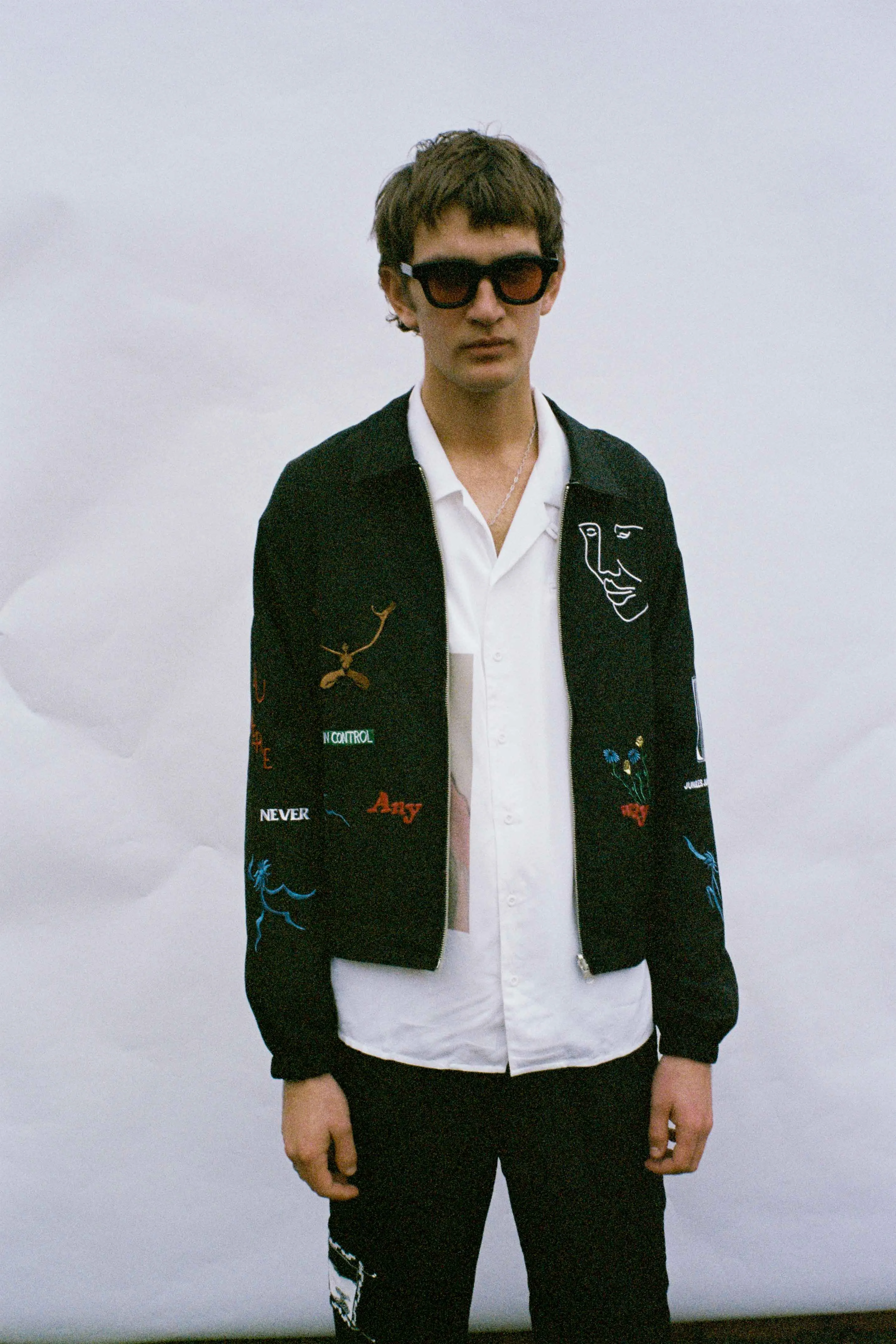 Let Go Reversible Harrington Jacket sold by Junglesjungles product image thumbnail 2