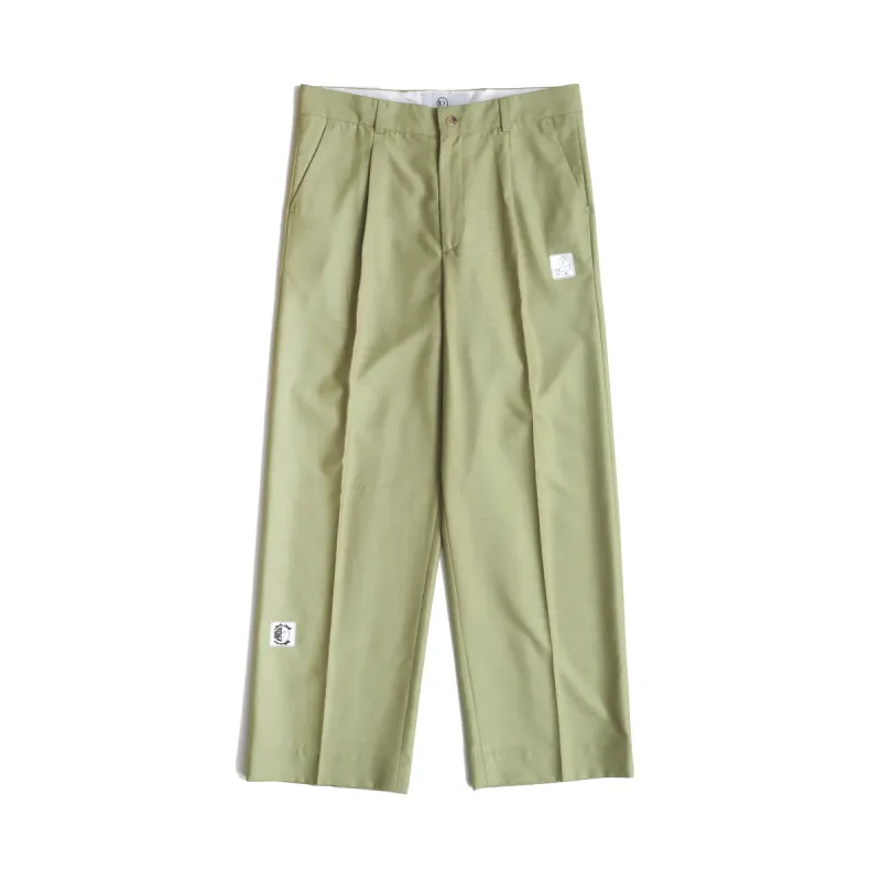 Patches Suit Pants Granite Green made by Junglesjungles
