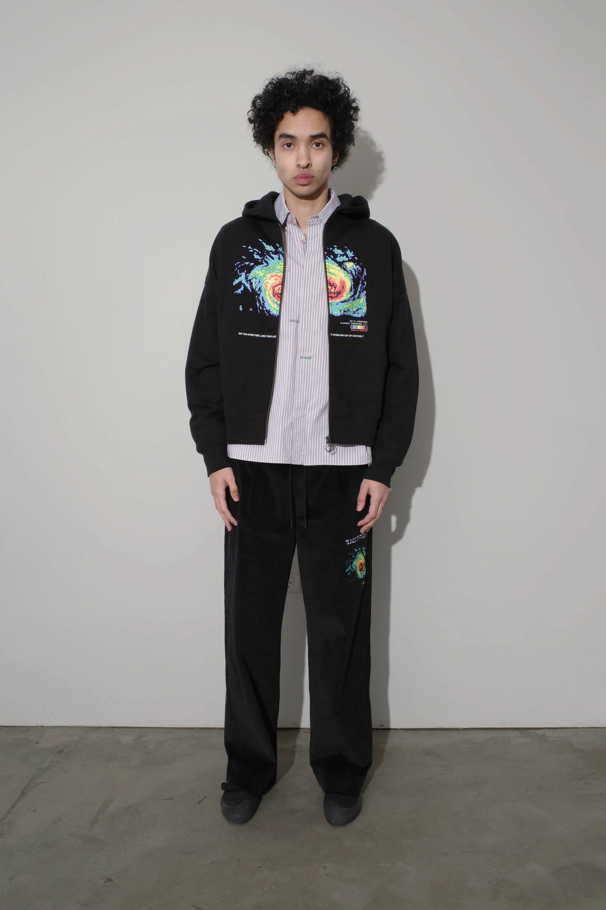 Spiraling Zip Hoodie sold by Junglesjungles product image thumbnail 2