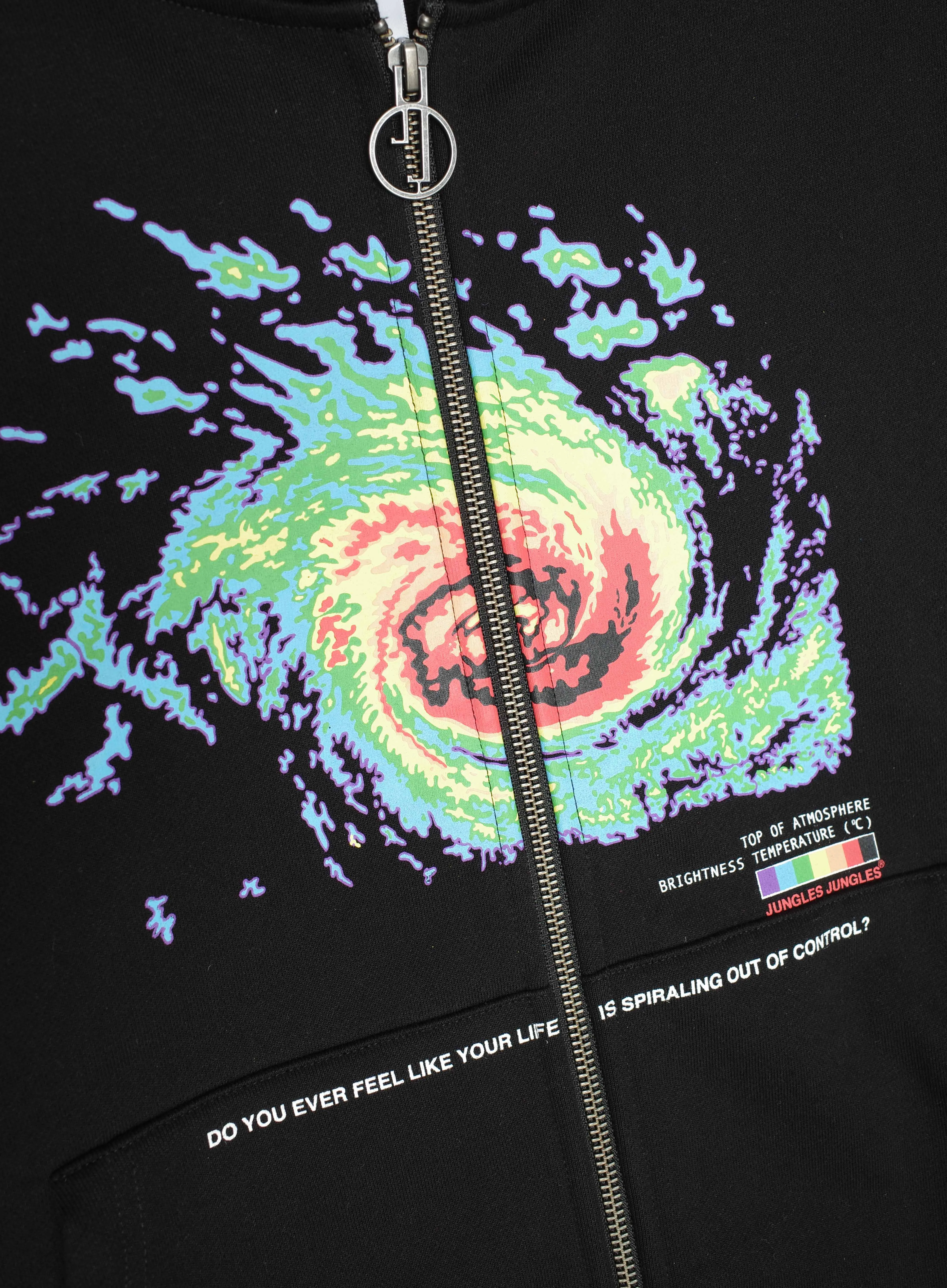 Spiraling Zip Hoodie sold by Junglesjungles product image thumbnail 3