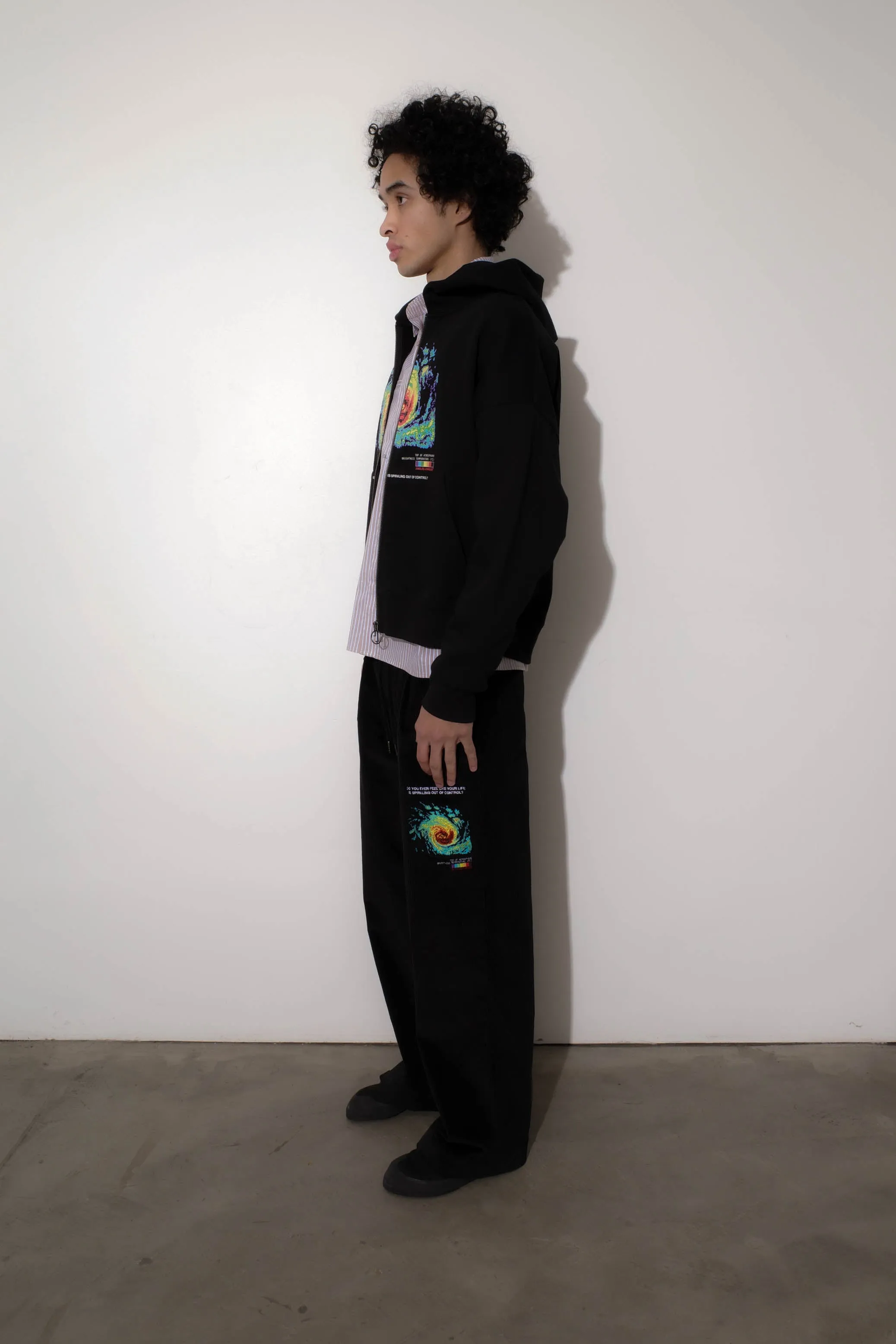 Spiraling Zip Hoodie sold by Junglesjungles product image thumbnail 4