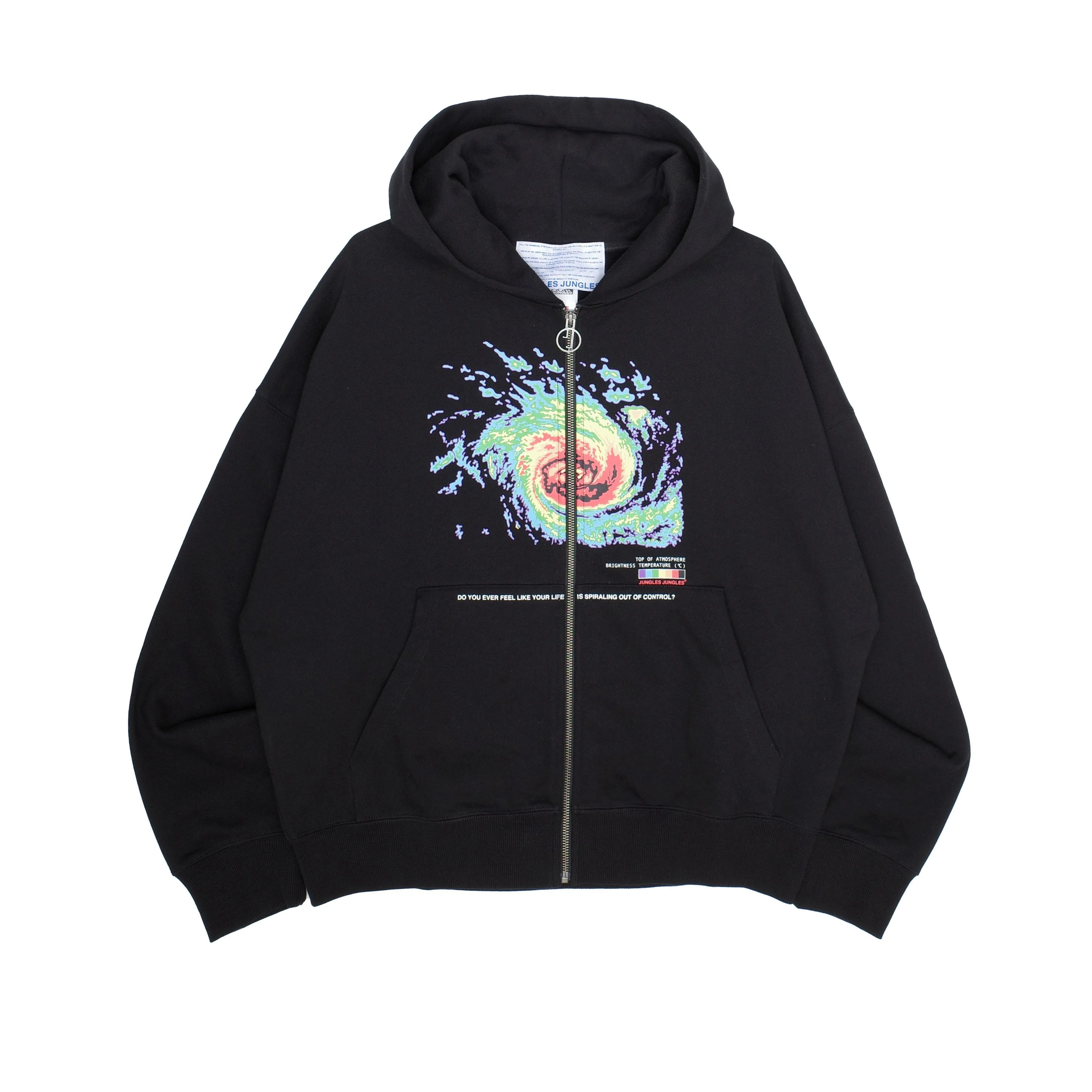 Spiraling Zip Hoodie sold by Junglesjungles