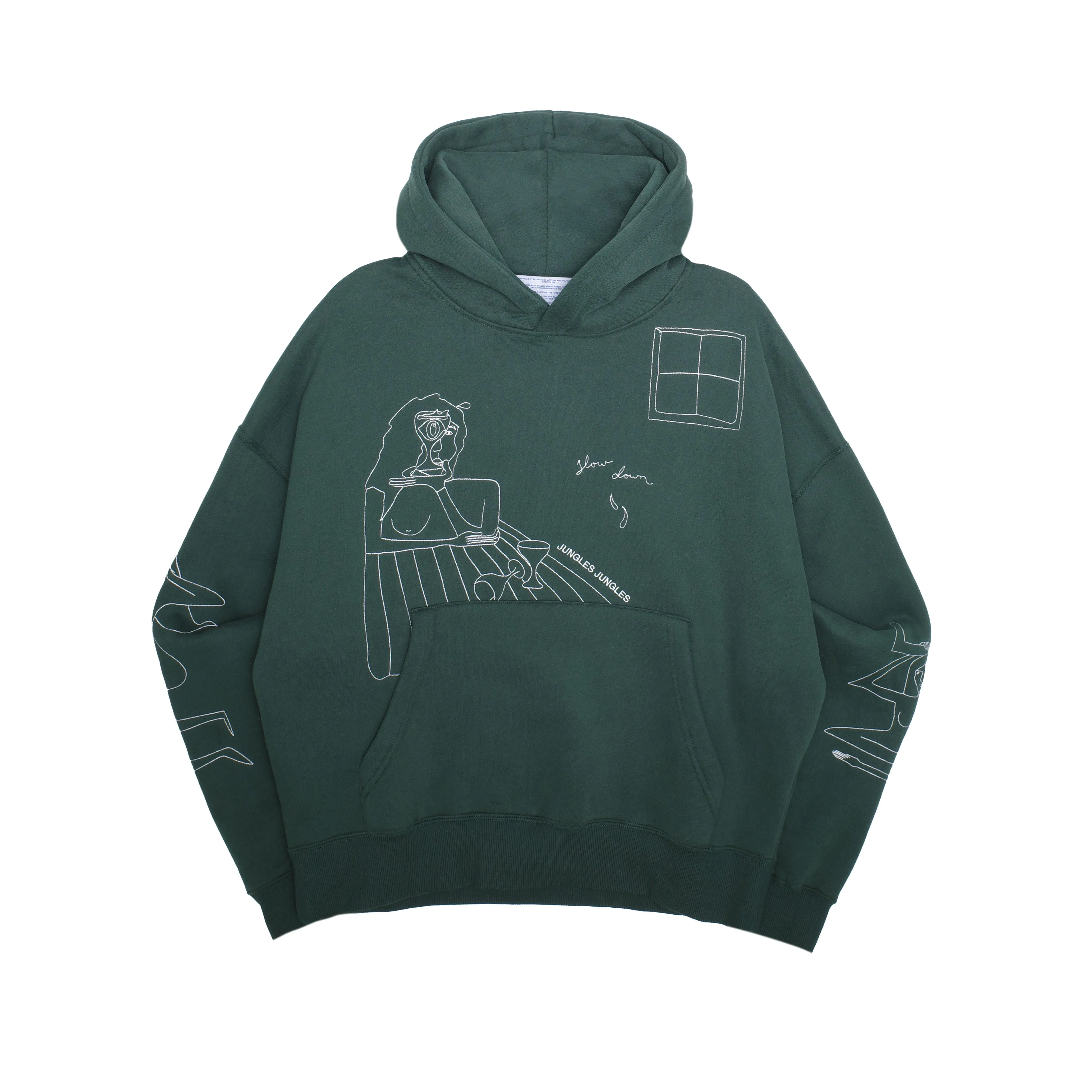 Slow Down Hoodie - Green sold by Junglesjungles