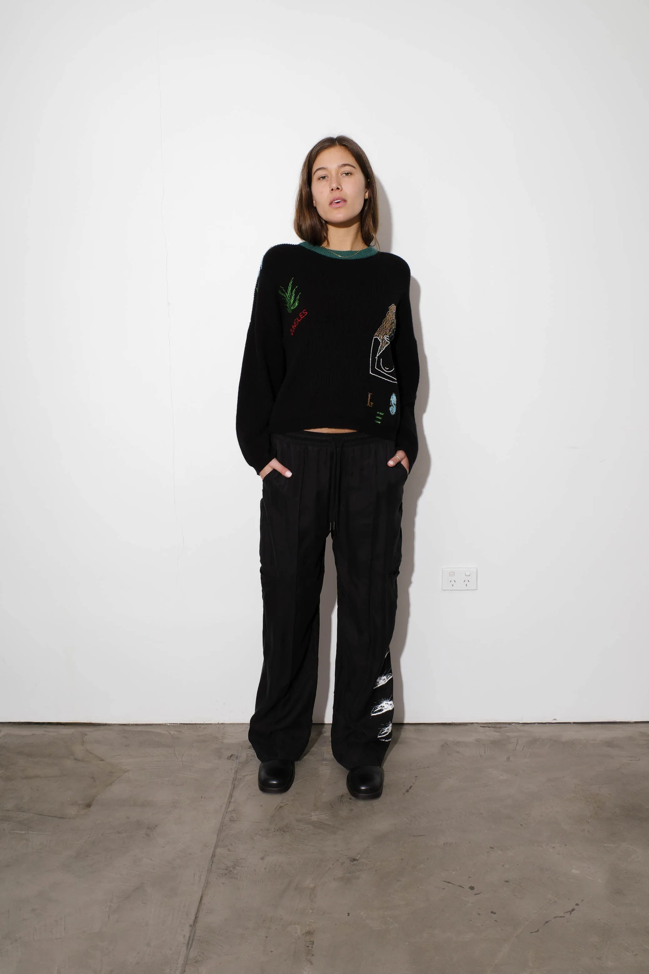 May You Be Safe Cupro Pant sold by Junglesjungles product image thumbnail 4