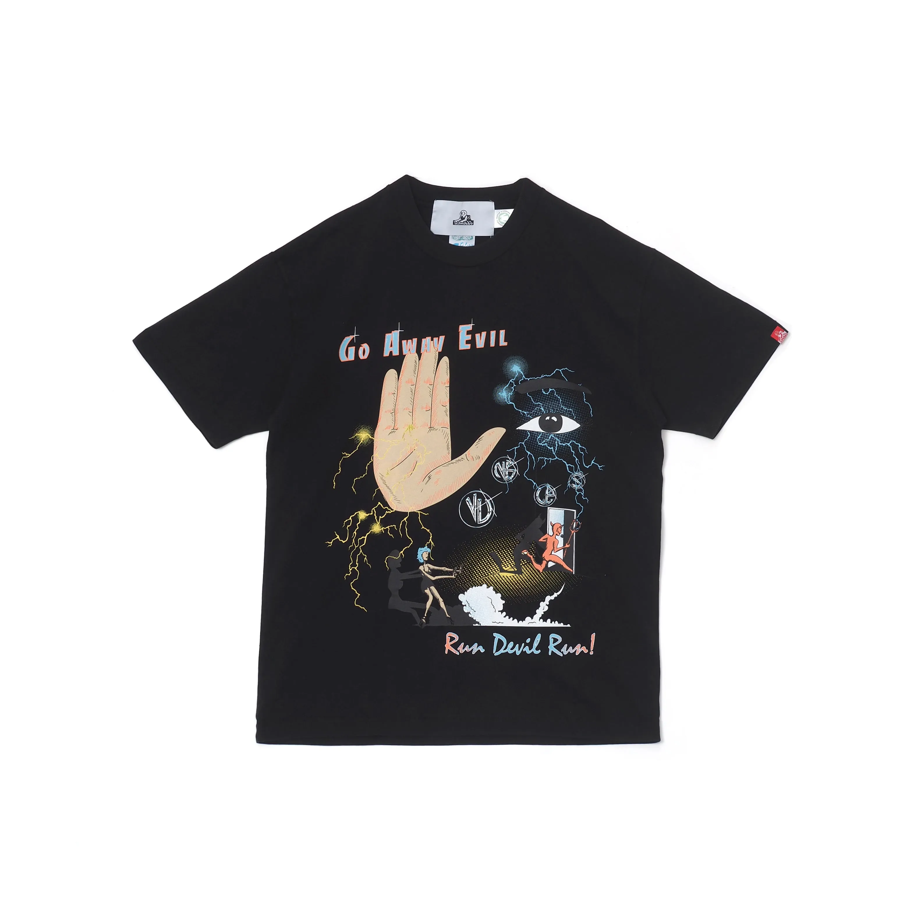 Go Away Evil SS Tee sold by Junglesjungles