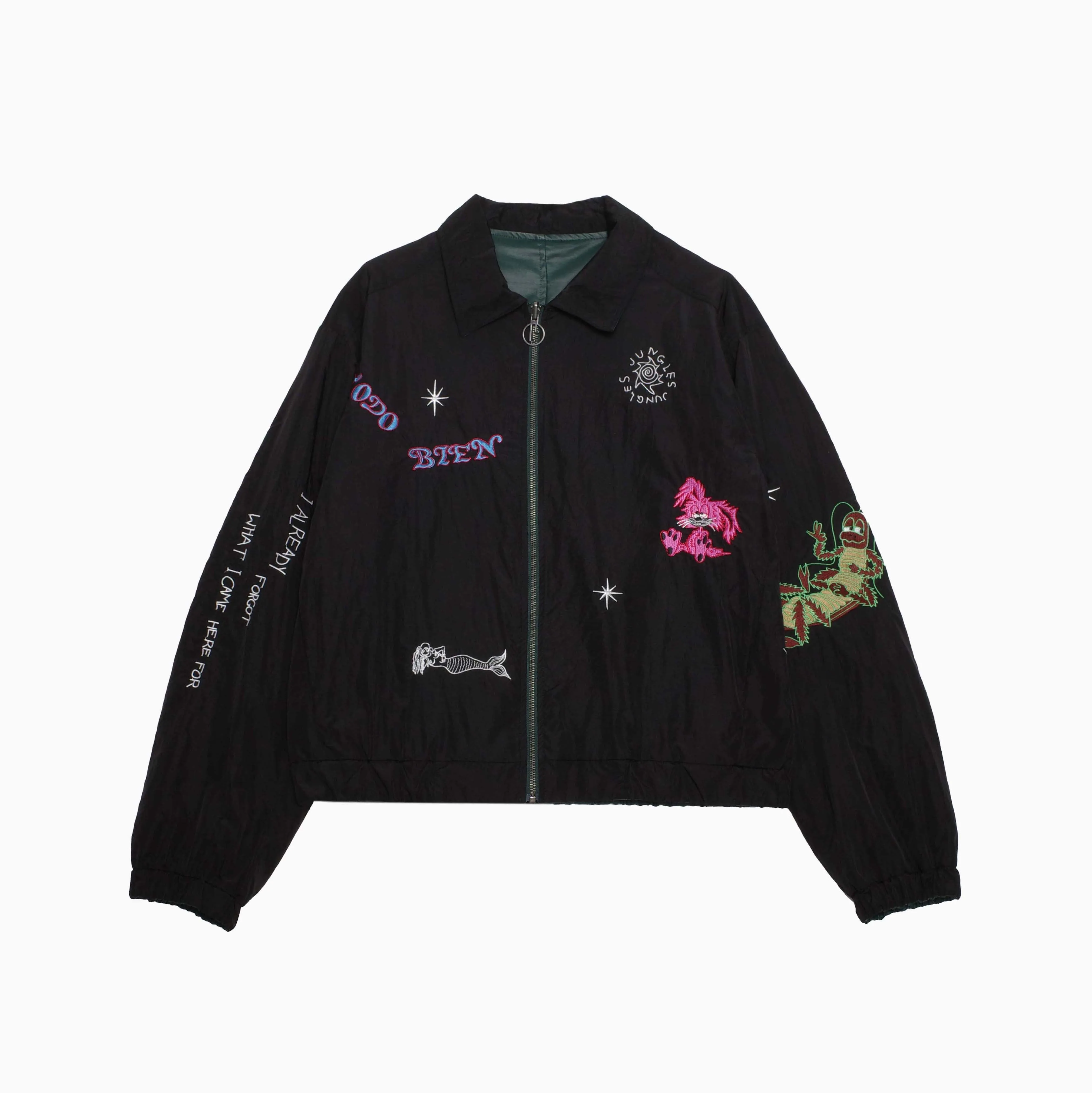 Todo Bien Reversible Jacket Green/Black sold by Junglesjungles product image thumbnail 2