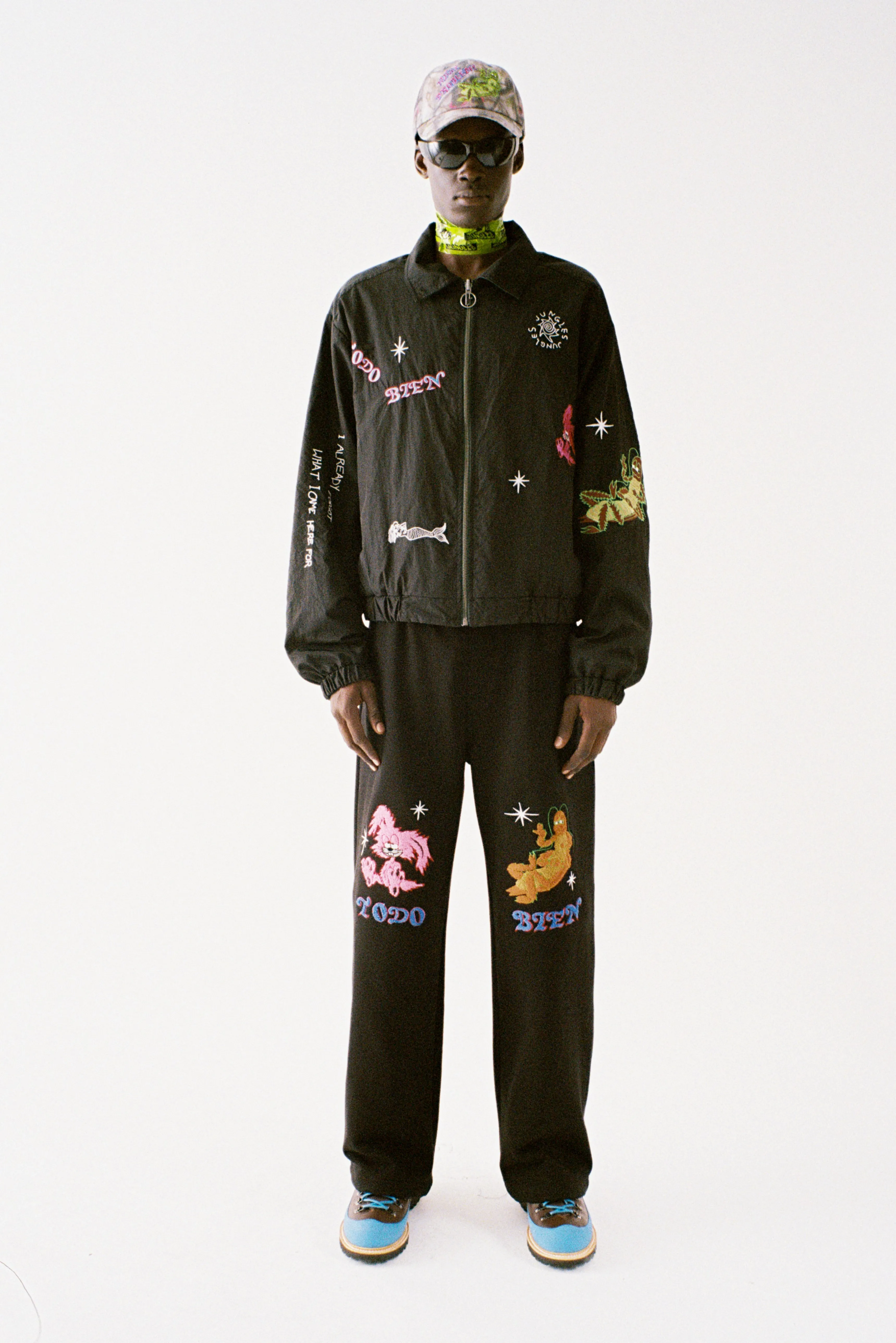 Todo Bien Reversible Jacket Black/Green sold by Junglesjungles product image thumbnail 2