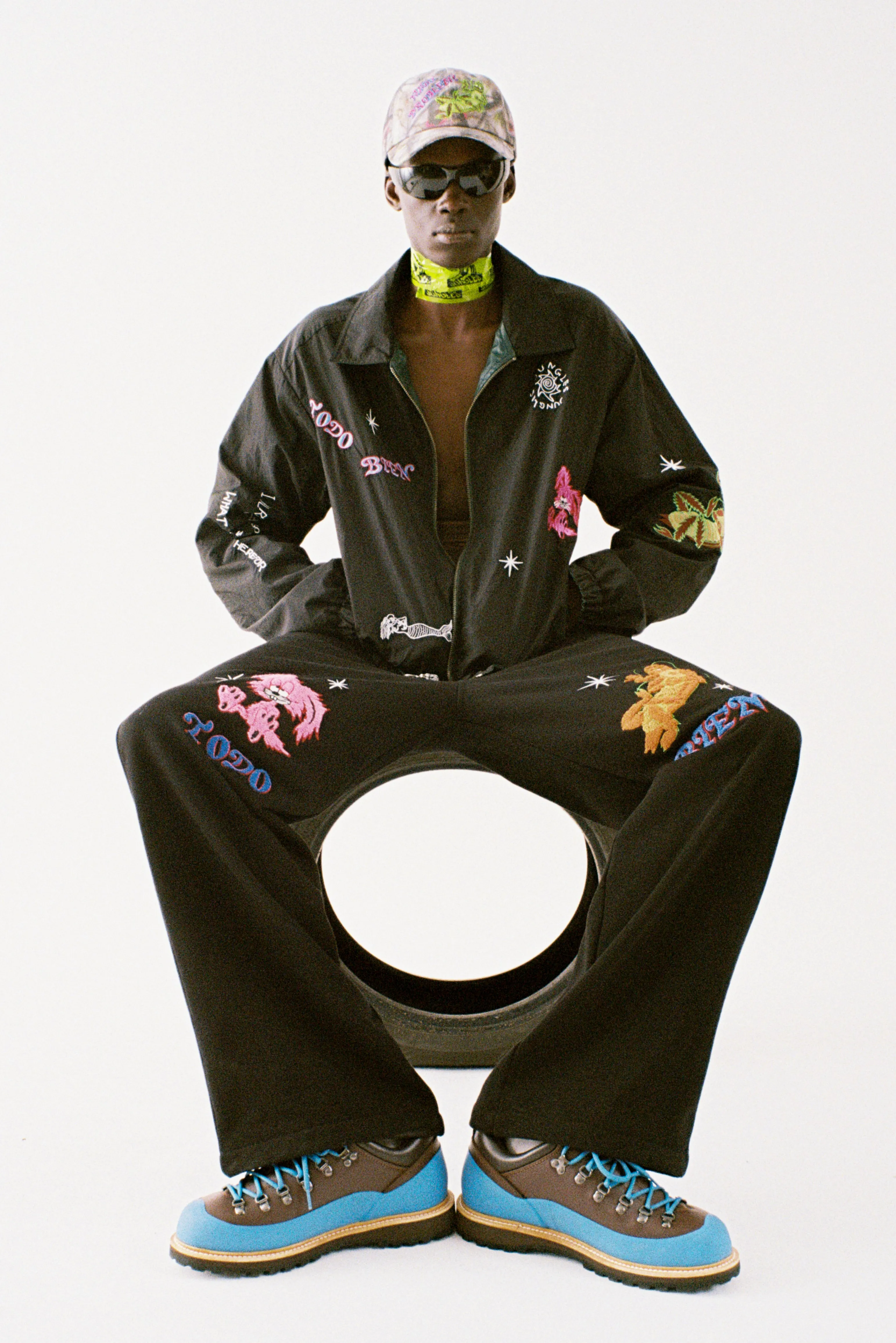 Todo Bien Reversible Jacket Black/Green sold by Junglesjungles product image thumbnail 5