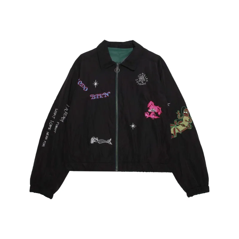 Todo Bien Reversible Jacket Black/Green sold by Junglesjungles