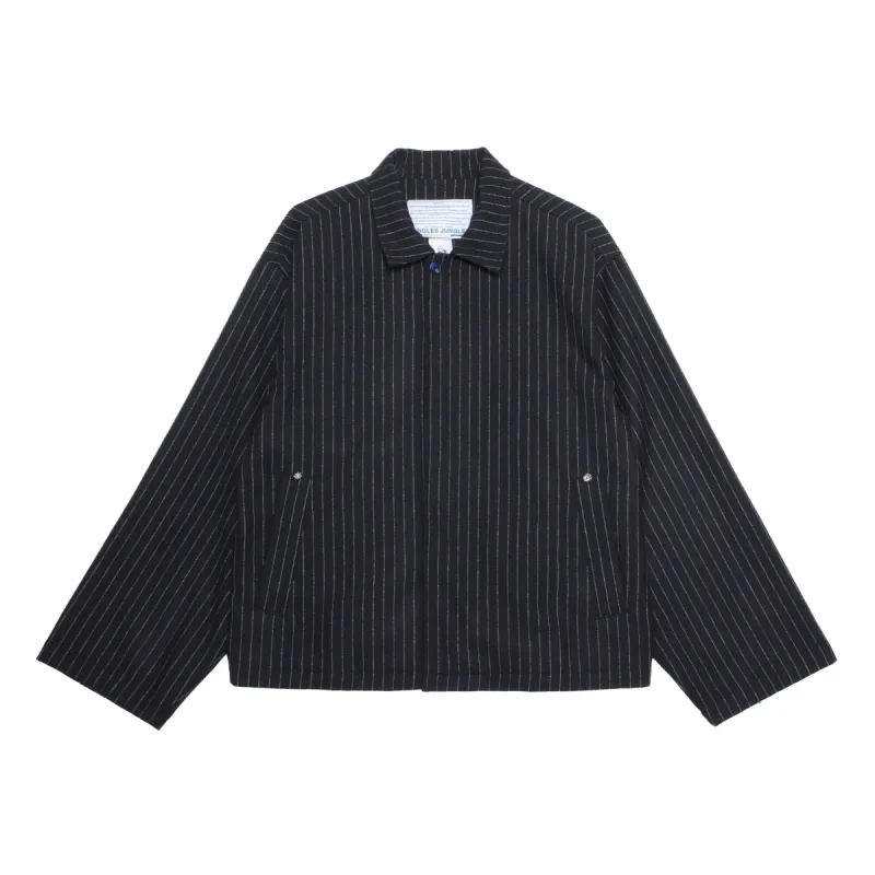 Pinstripe Wool Box Jacket sold by Junglesjungles