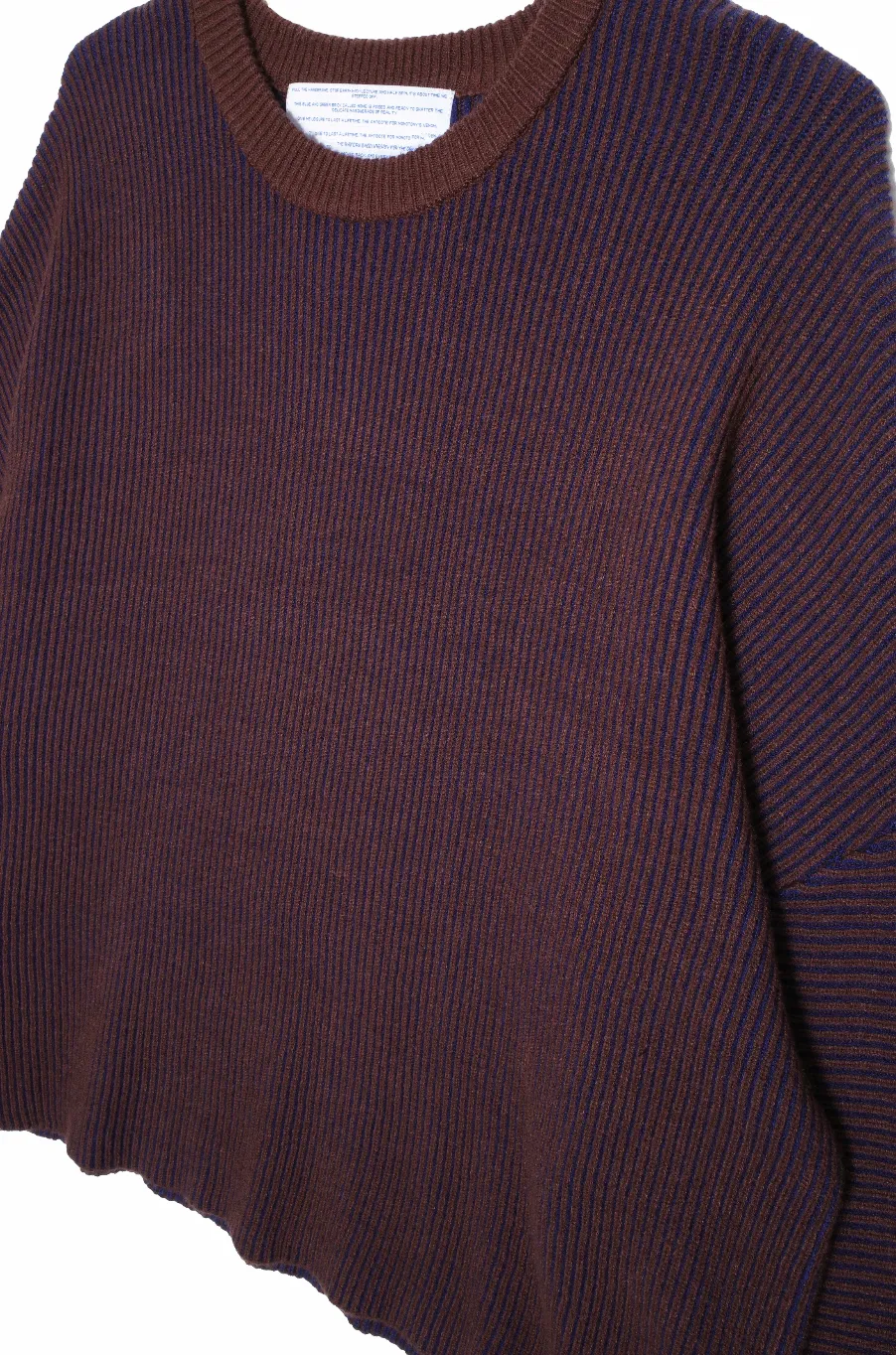 Two Tone Rib Knit brown/blue sold by Junglesjungles product image thumbnail 4