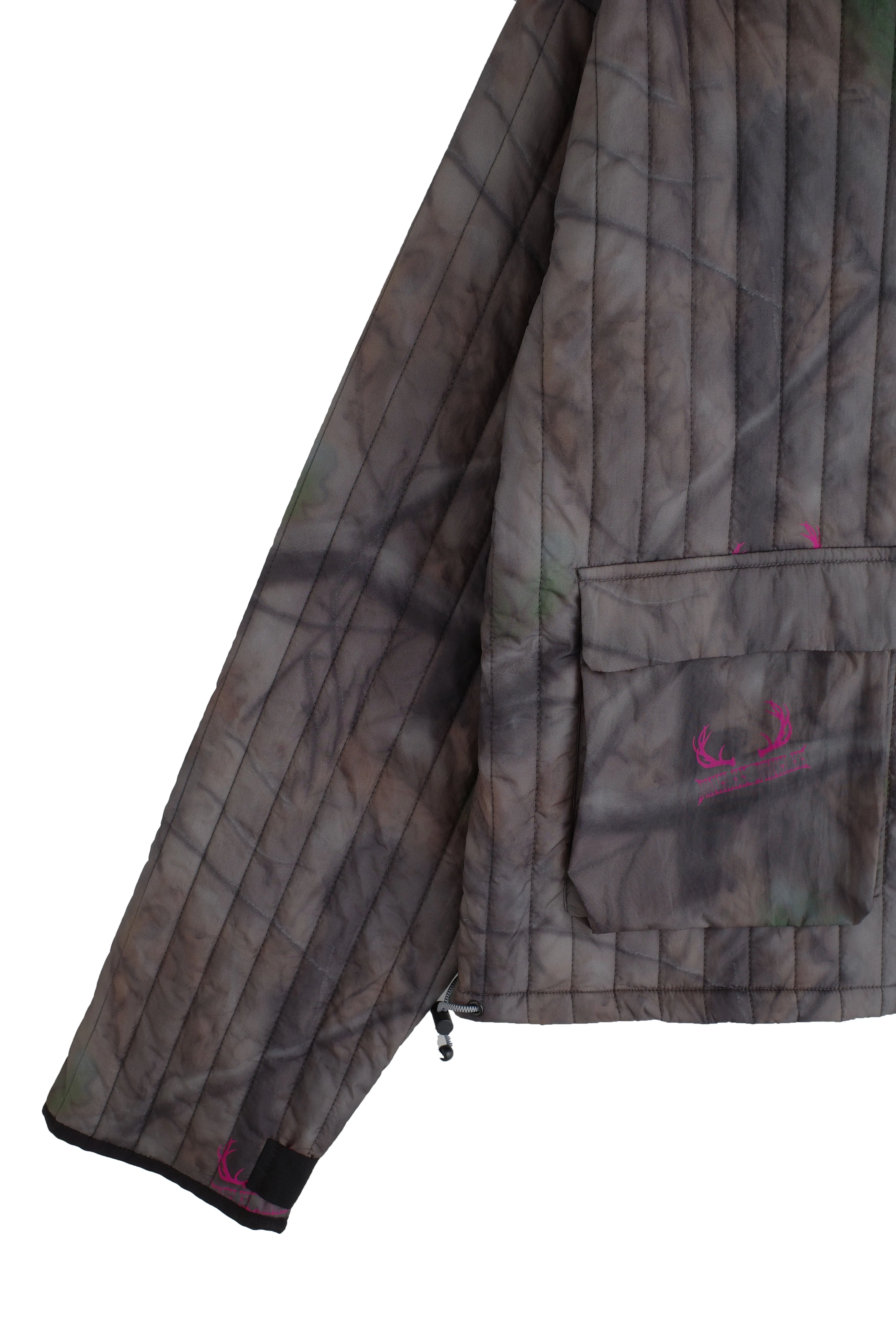 Airbrushed Tree Camo Quilted Jacket sold by Junglesjungles product image thumbnail 3