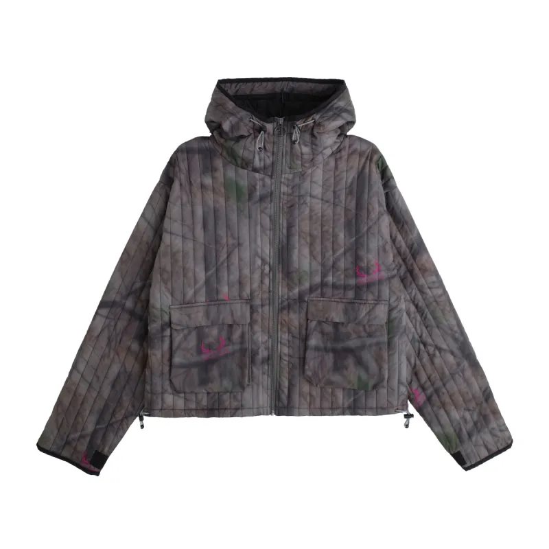 Airbrushed Tree Camo Quilted Jacket sold by Junglesjungles