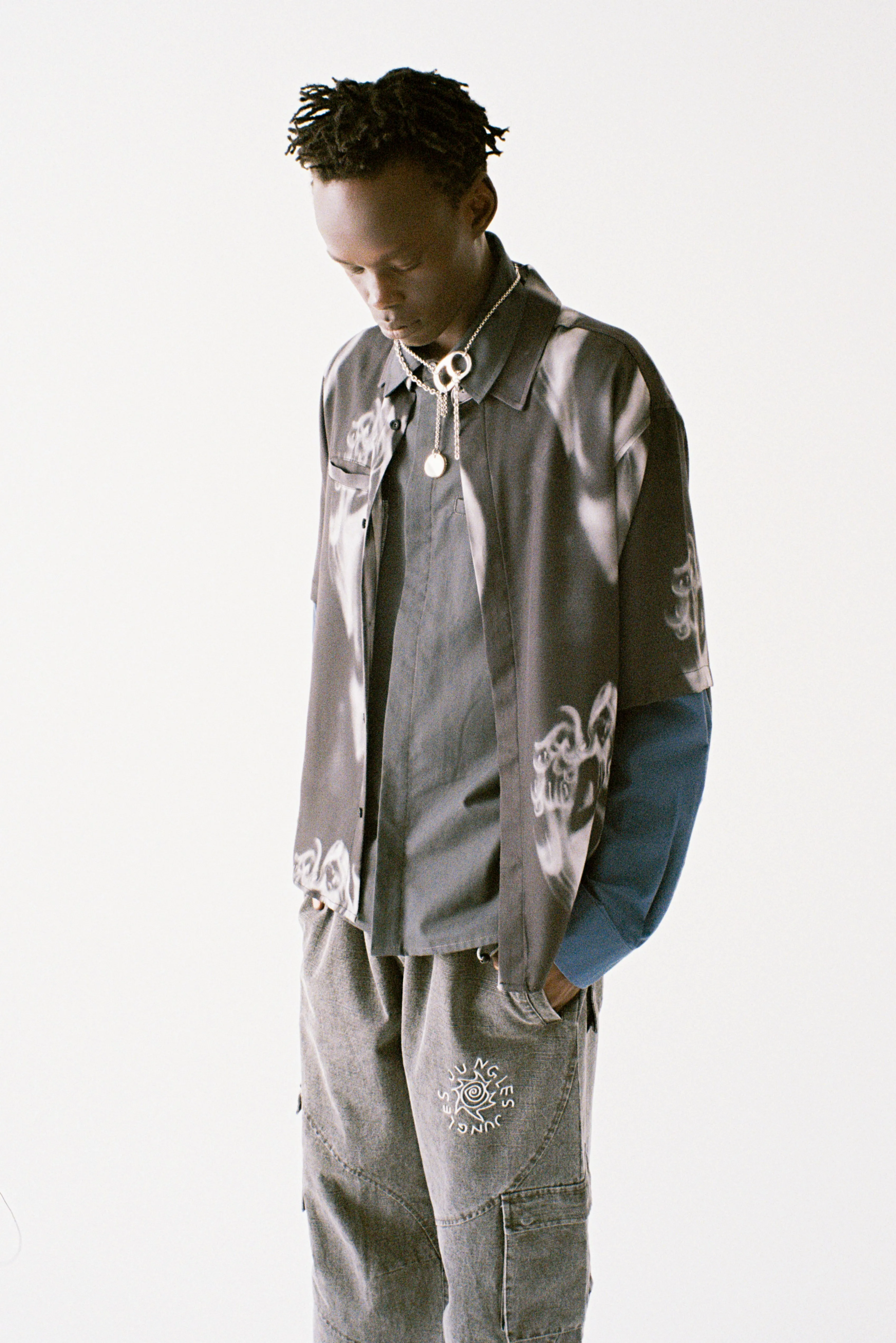 Angels Button Up Shirt sold by Junglesjungles product image thumbnail 4