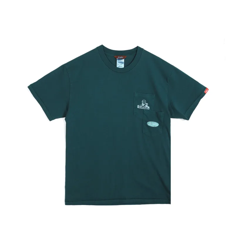 Double Pocket overdyed green sold by Junglesjungles