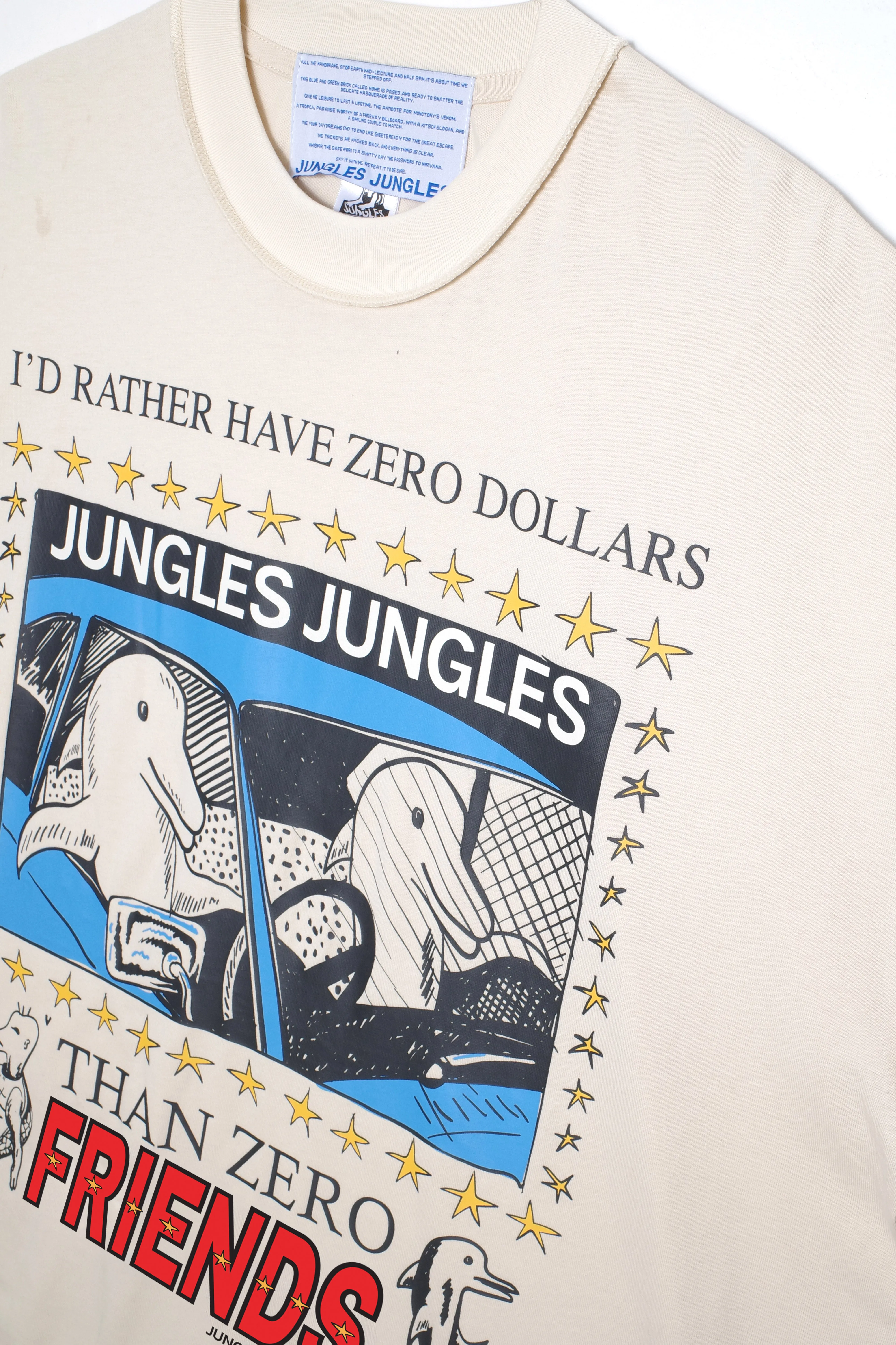 Zero dollars tee sold by Junglesjungles product image thumbnail 3