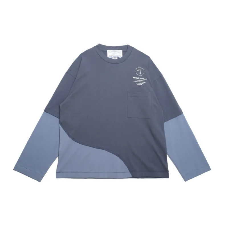 Double layer long sleeve tee made by Junglesjungles