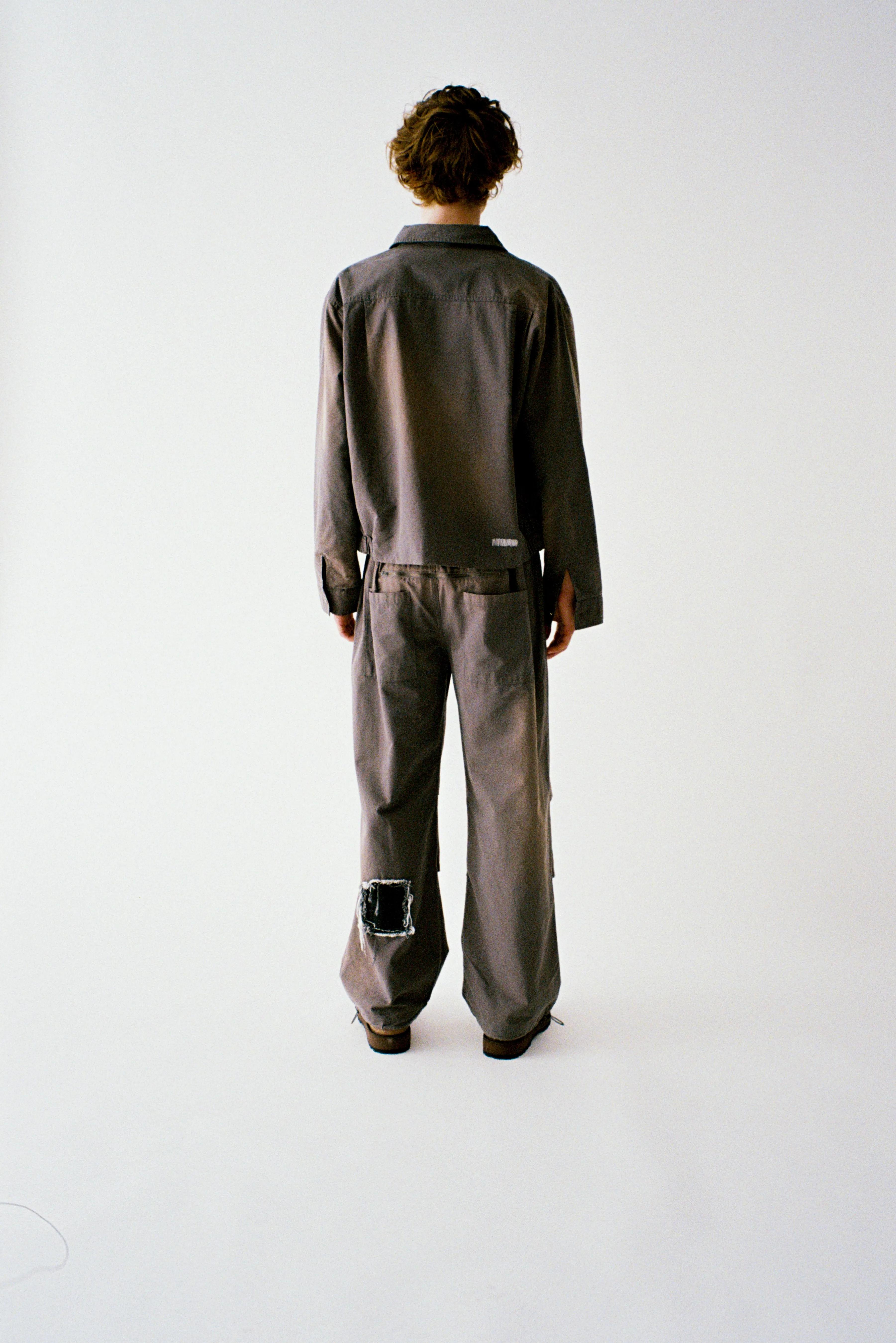 Repaired trucker jacket sold by Junglesjungles product image thumbnail 4