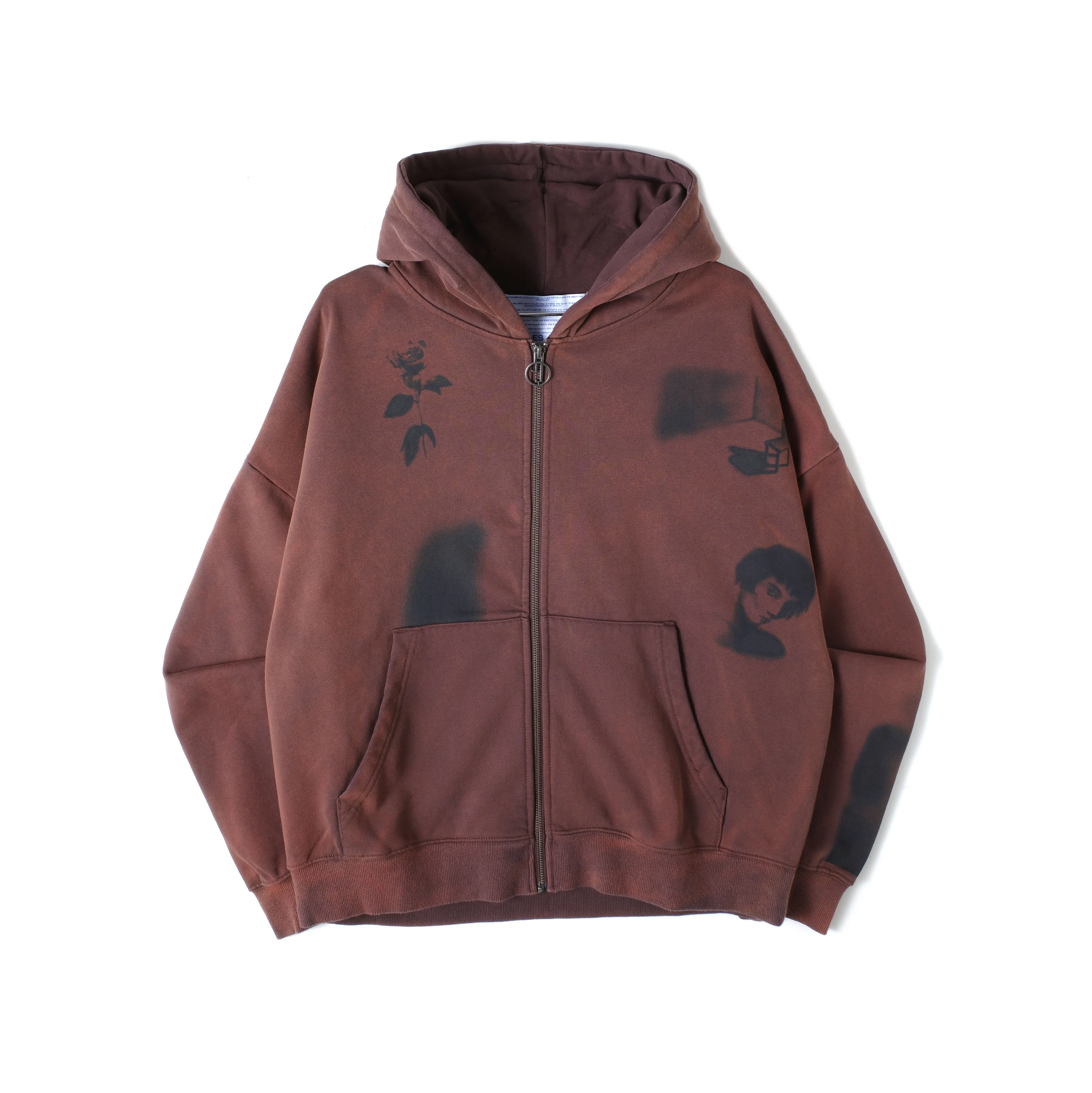 Waiting around zip hoodie sold by Junglesjungles