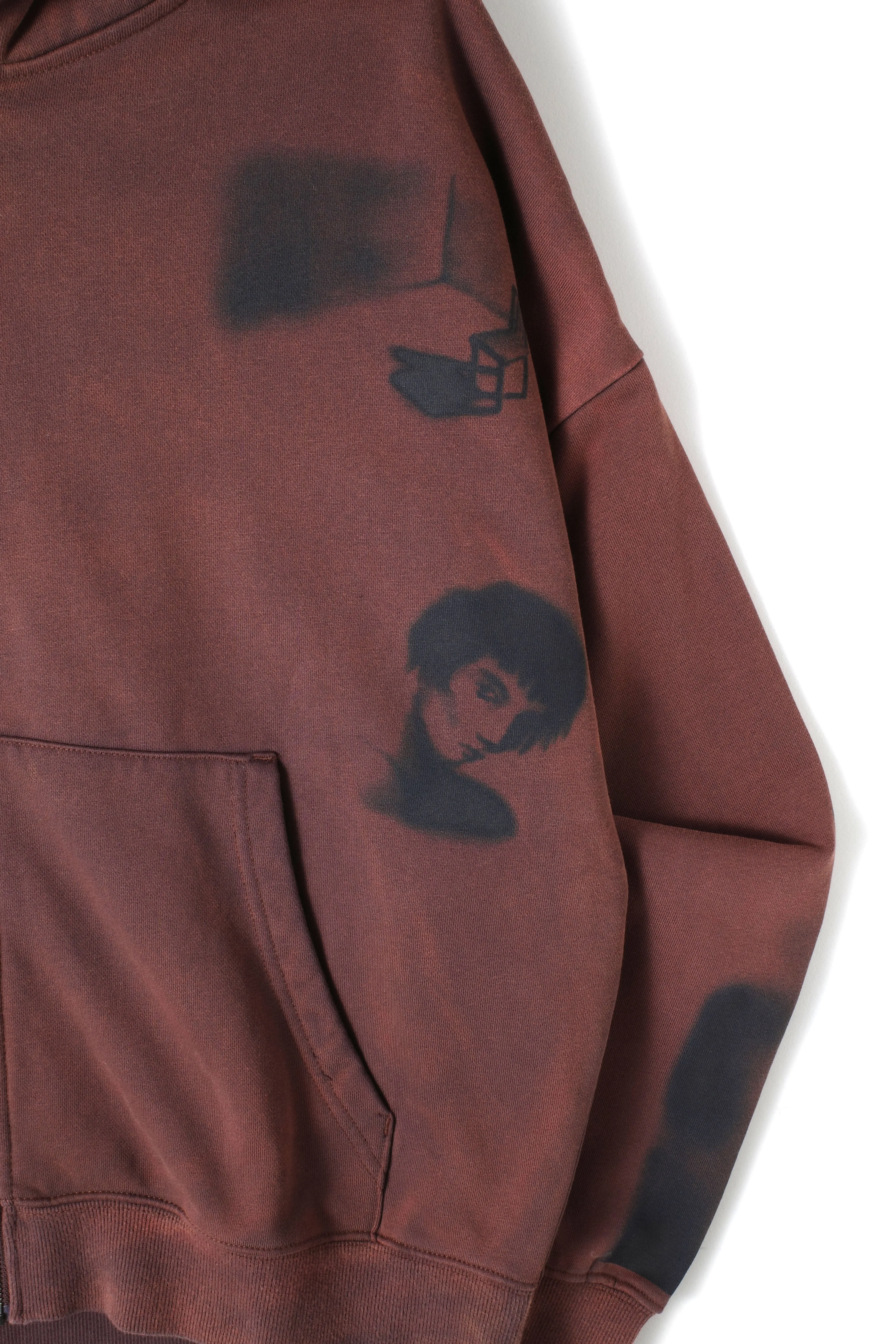 Waiting around zip hoodie sold by Junglesjungles product image thumbnail 3