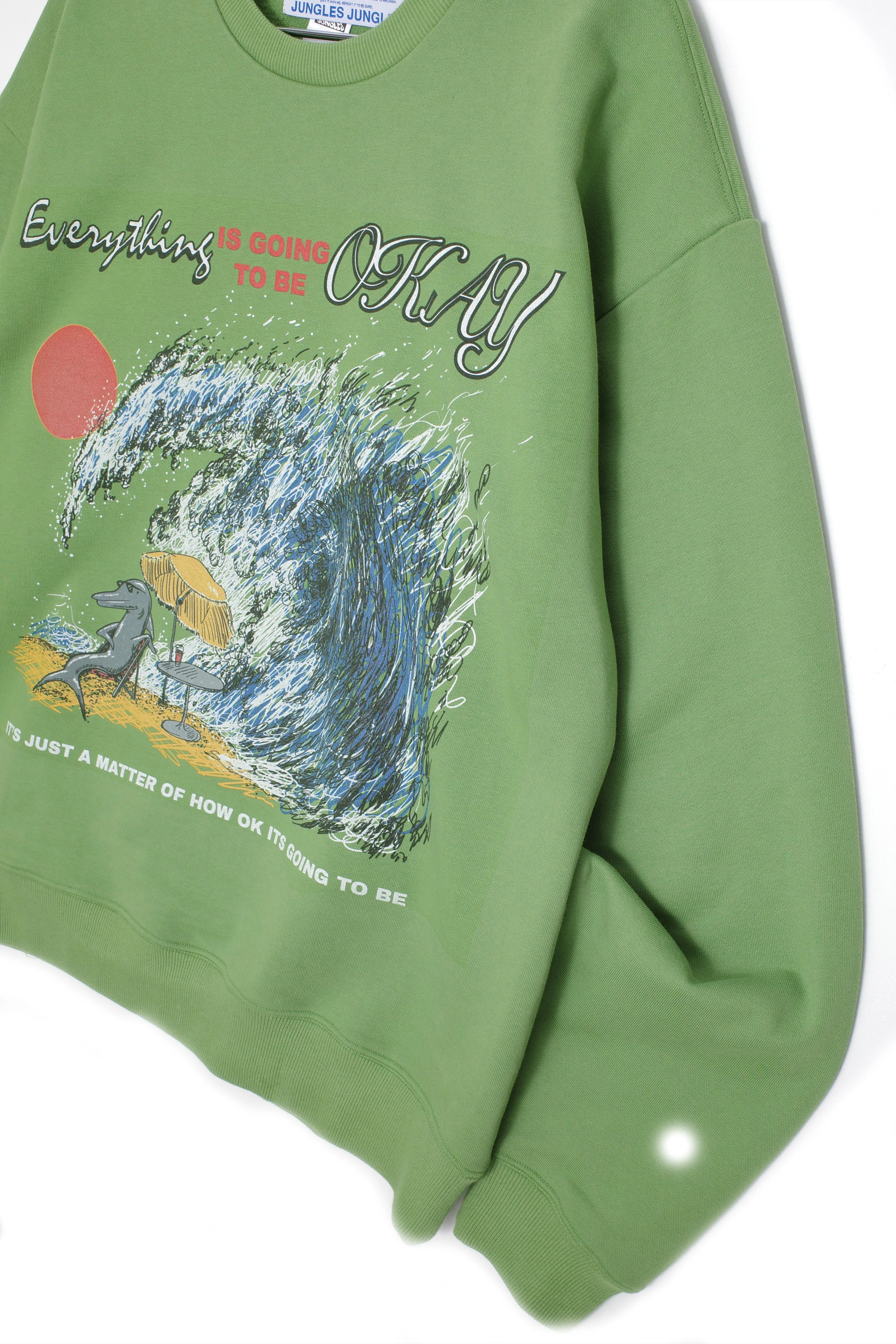 Everything will be OK crewneck sold by Junglesjungles product image thumbnail 3