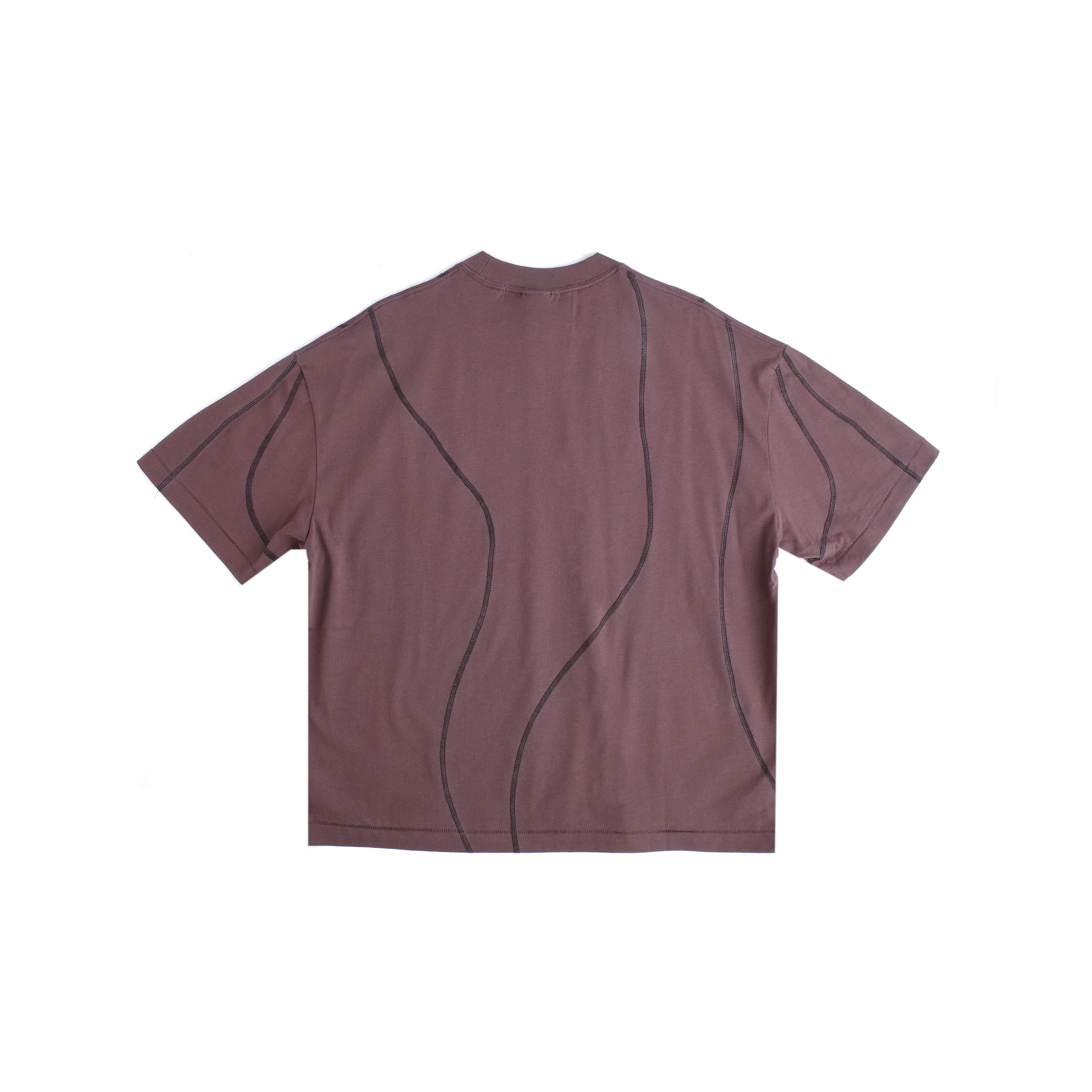 Overlock Tee- Brown sold by Junglesjungles product image thumbnail 2