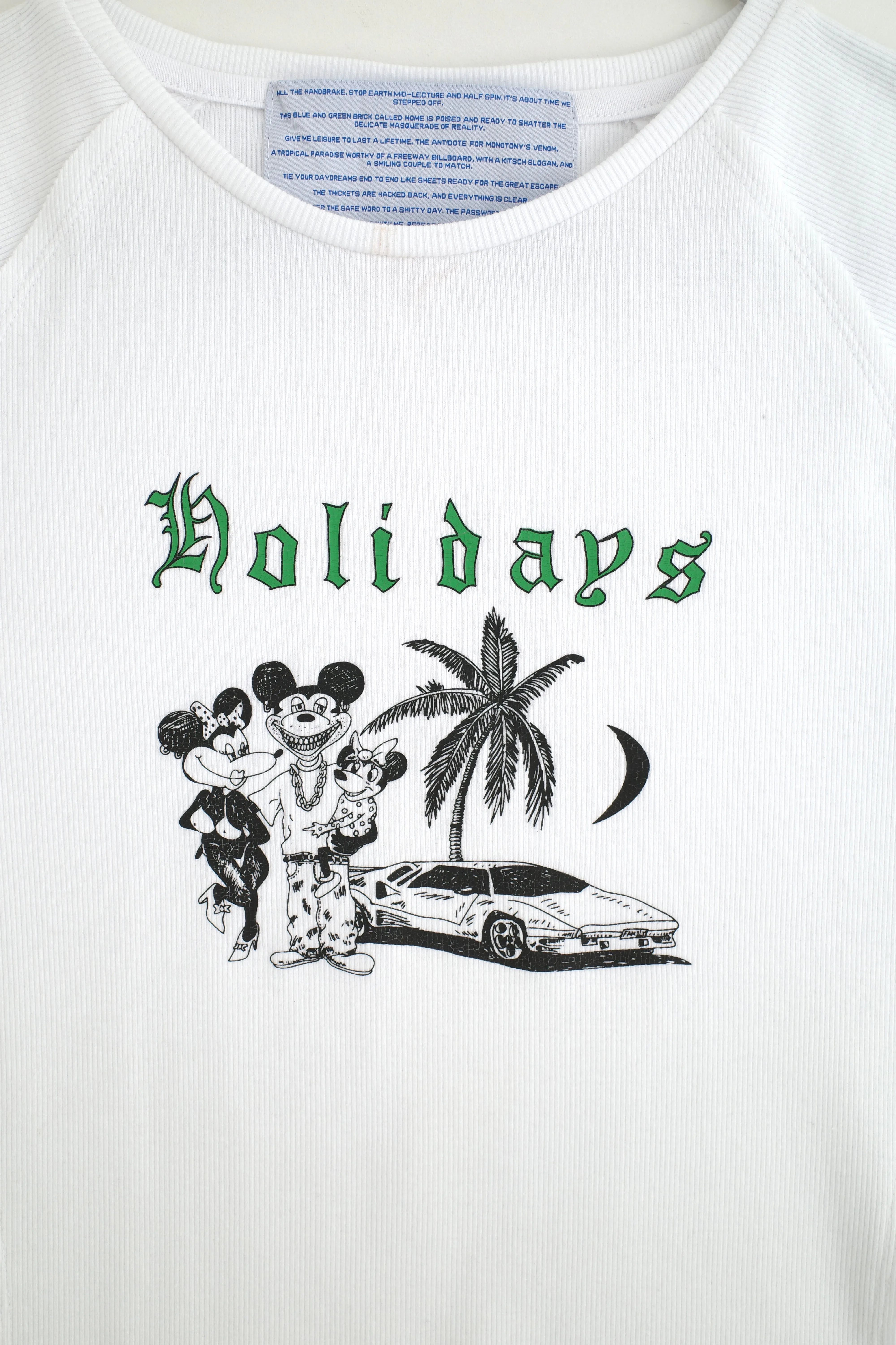 Holiday's Fitted Raglan Tee sold by Junglesjungles product image thumbnail 3