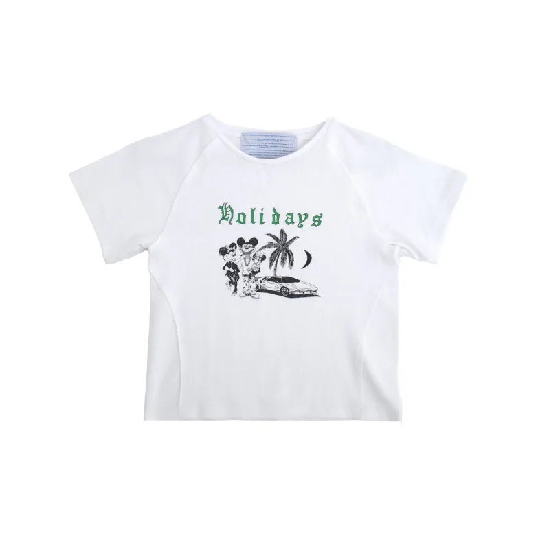 Holiday's Fitted Raglan Tee sold by Junglesjungles