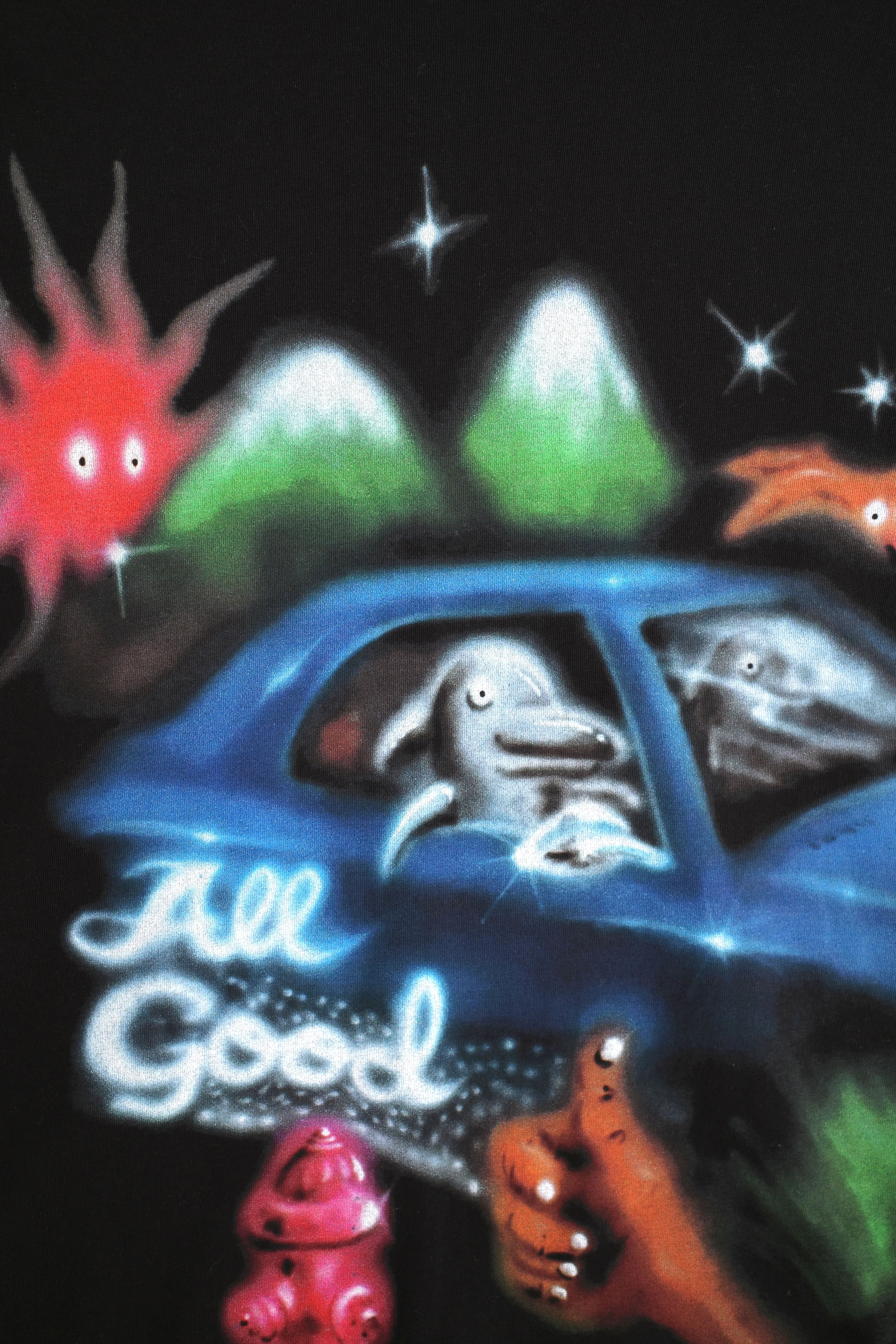 All Good Airbrush Tee sold by Junglesjungles product image thumbnail 3