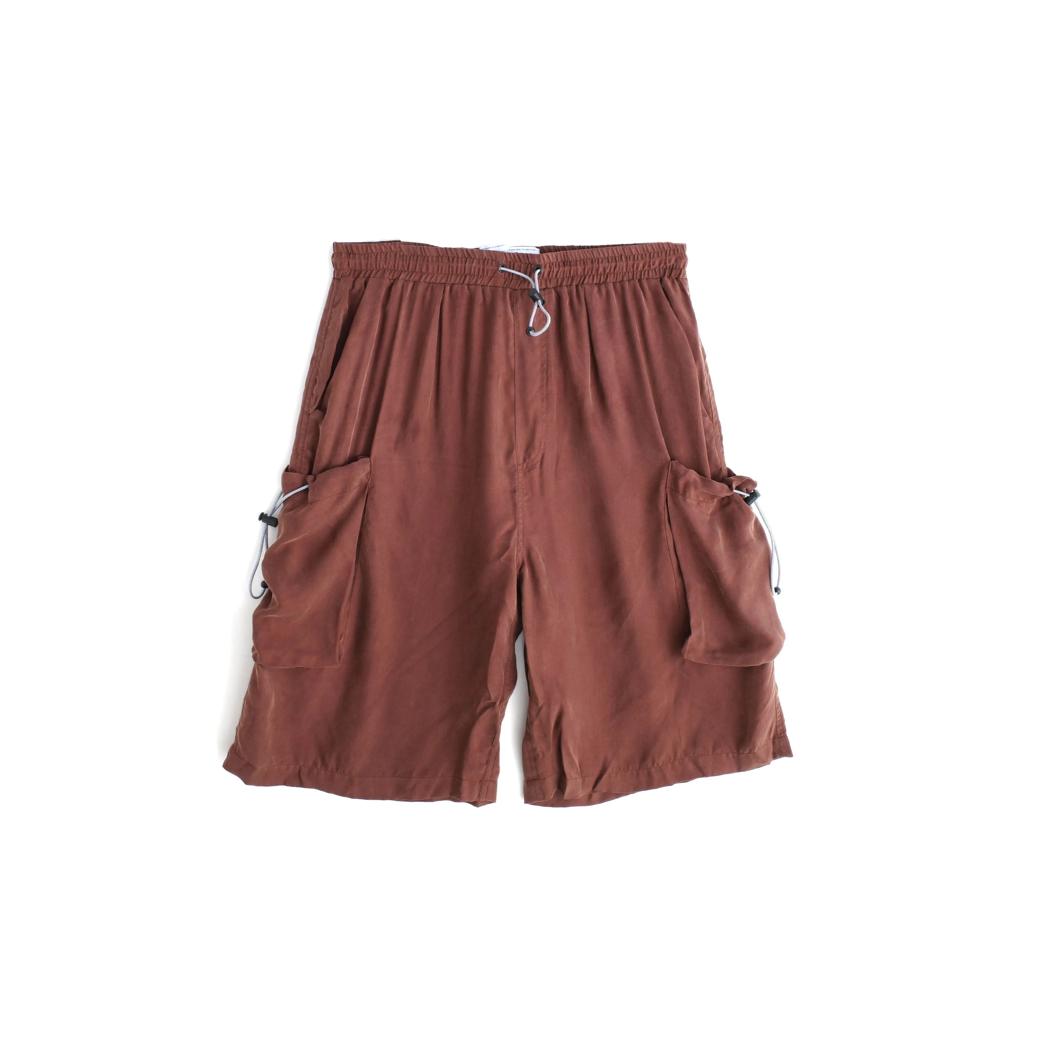 Cupro Oversized Pocket Shorts sold by Junglesjungles