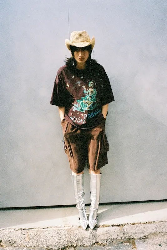 Cupro Oversized Pocket Shorts sold by Junglesjungles product image thumbnail 3