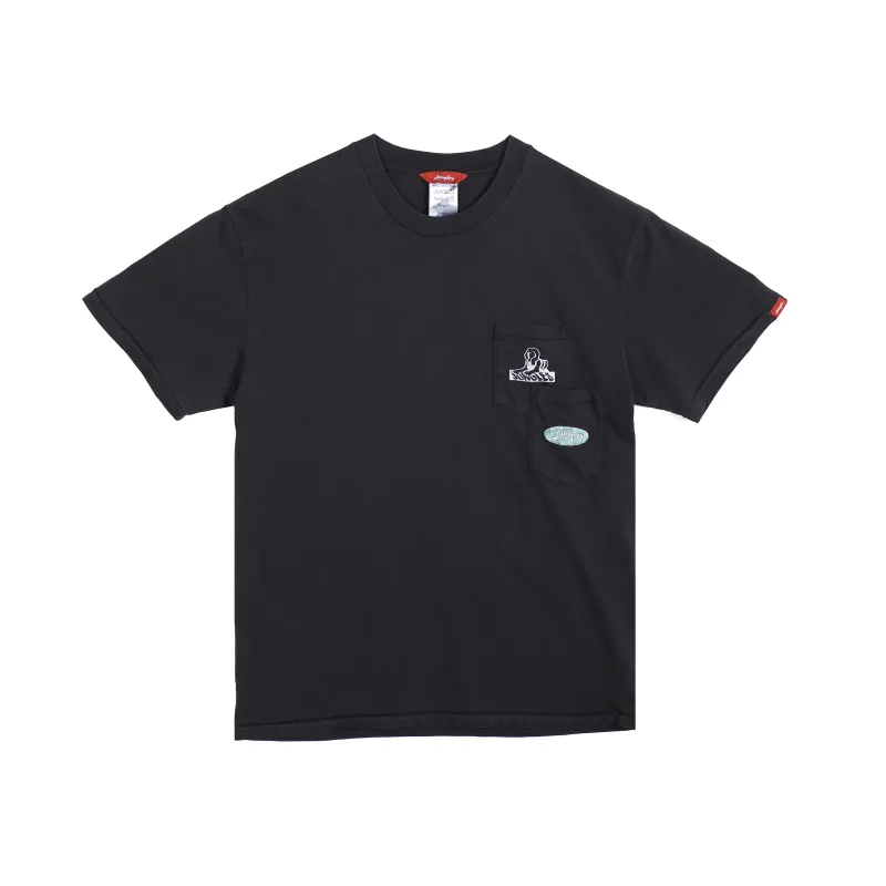 Double Pocket overdyed black made by Junglesjungles