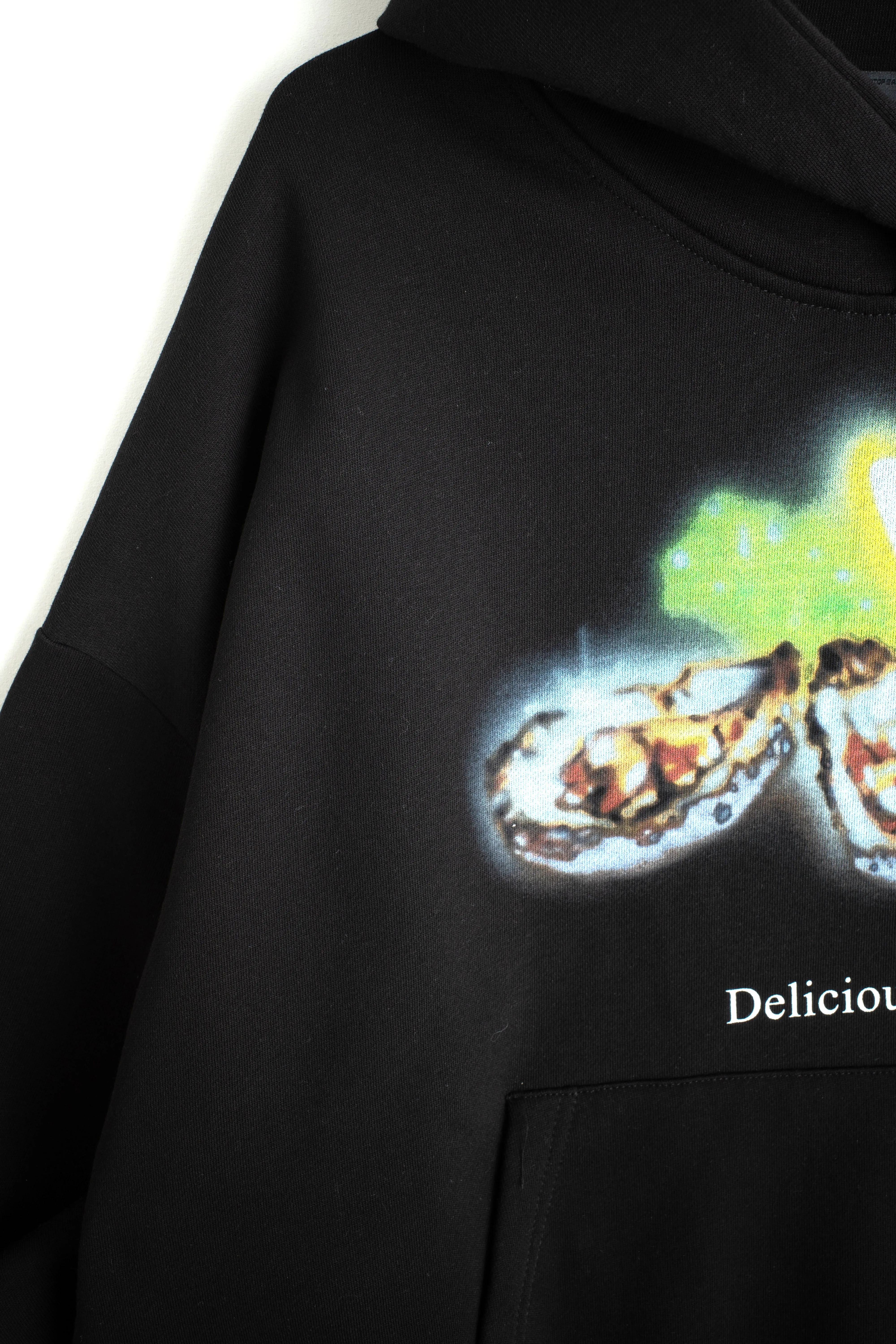 Delicious Oysters Hoodie - Black sold by Junglesjungles product image thumbnail 3