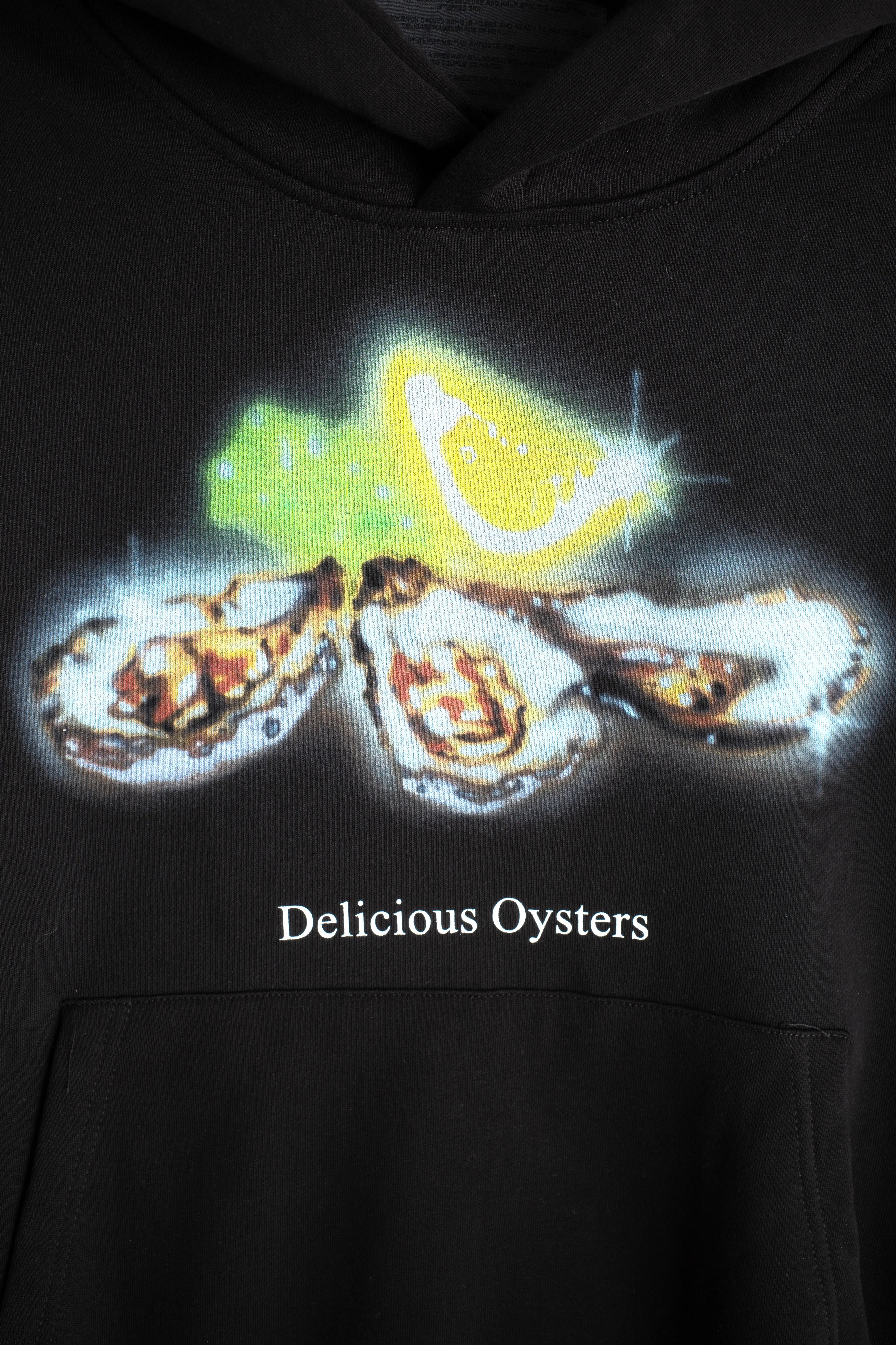 Delicious Oysters Hoodie - Black sold by Junglesjungles product image thumbnail 4