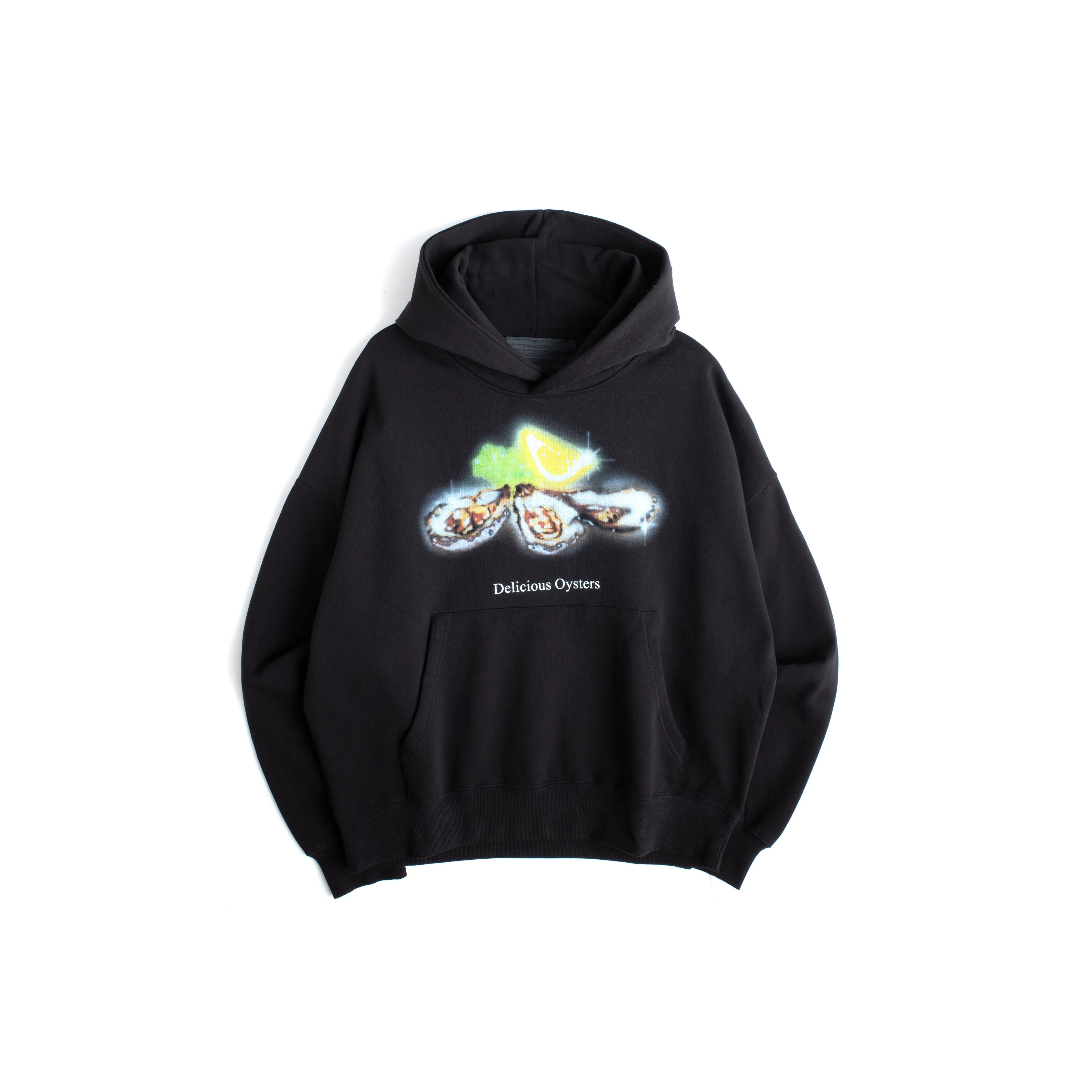 Delicious Oysters Hoodie - Black sold by Junglesjungles