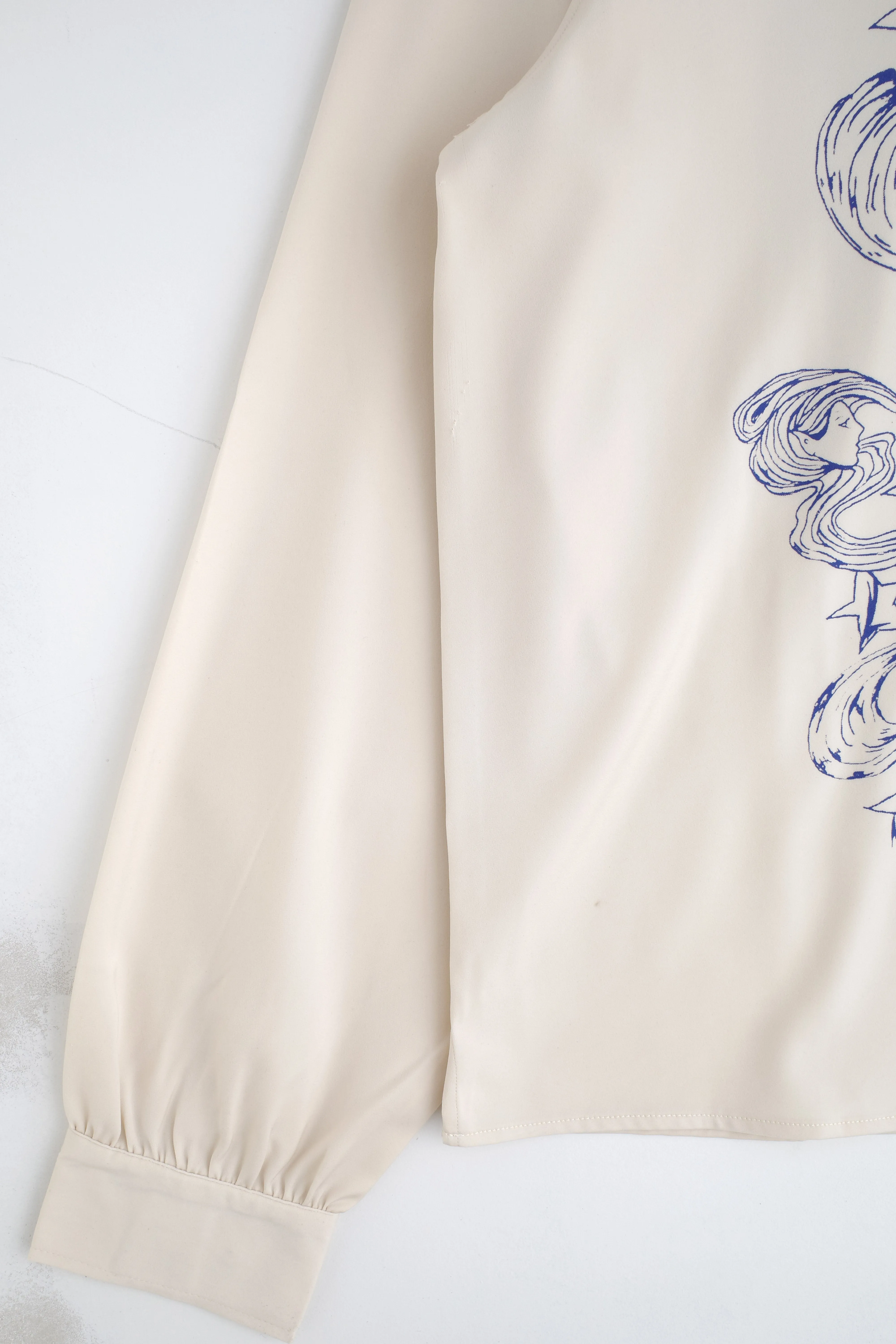 Scribbles Satin Shirt sold by Junglesjungles product image thumbnail 4