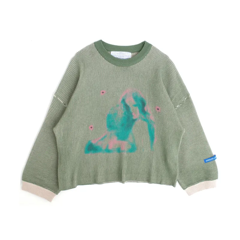 Embrace Two Tone Rib Knit made by Junglesjungles