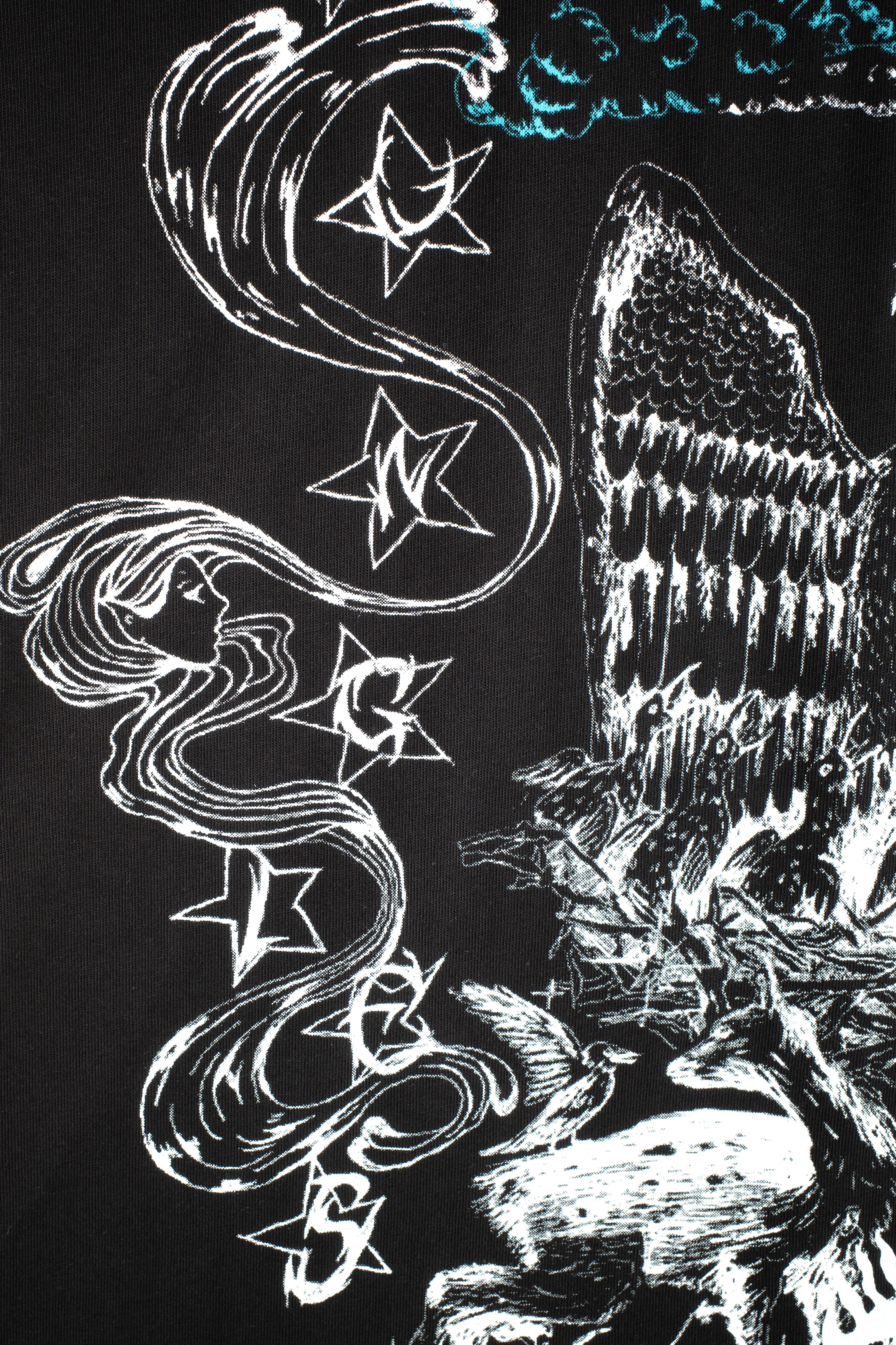 Scribbles Tee Black sold by Junglesjungles product image thumbnail 5