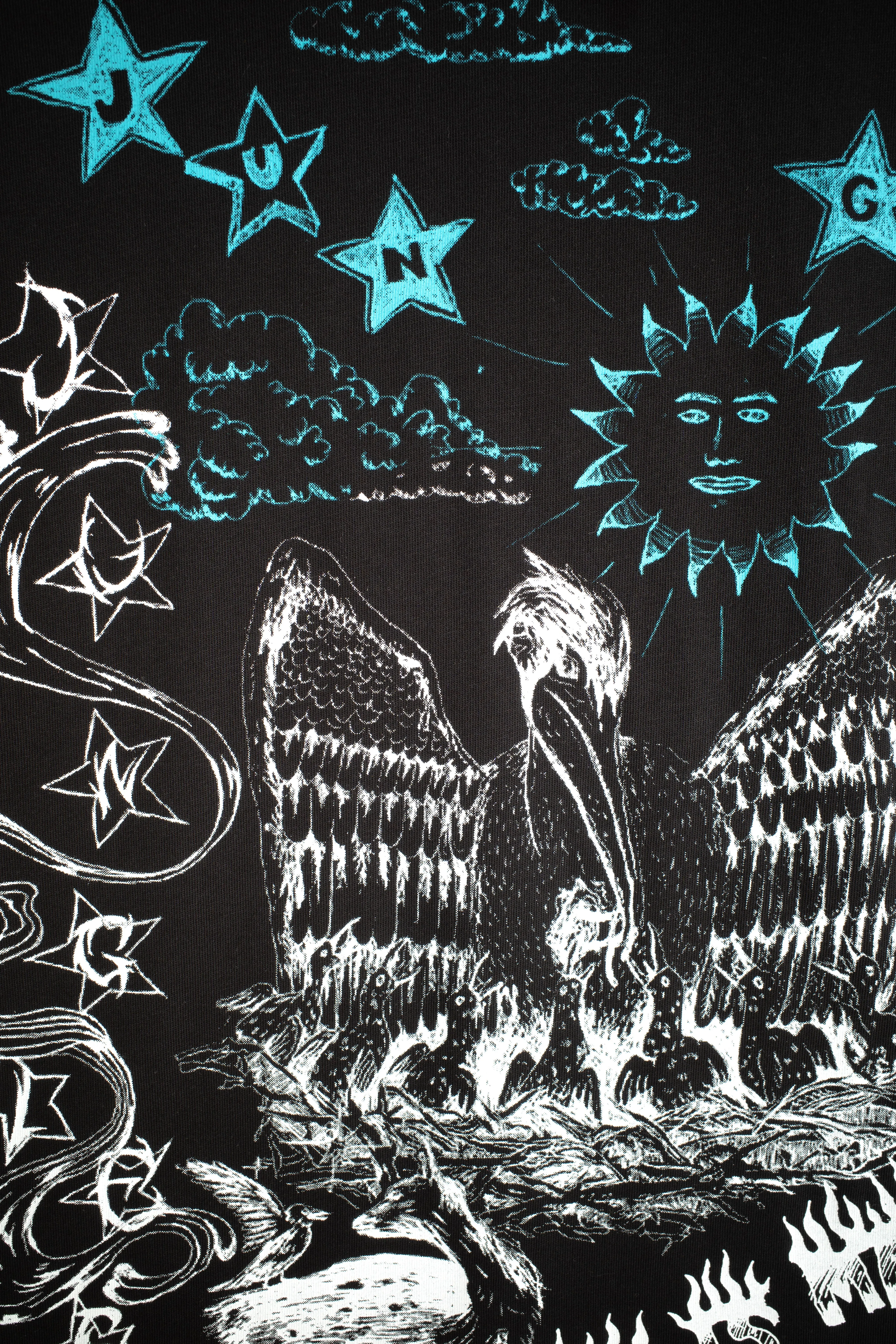 Scribbles Tee Black sold by Junglesjungles product image thumbnail 3