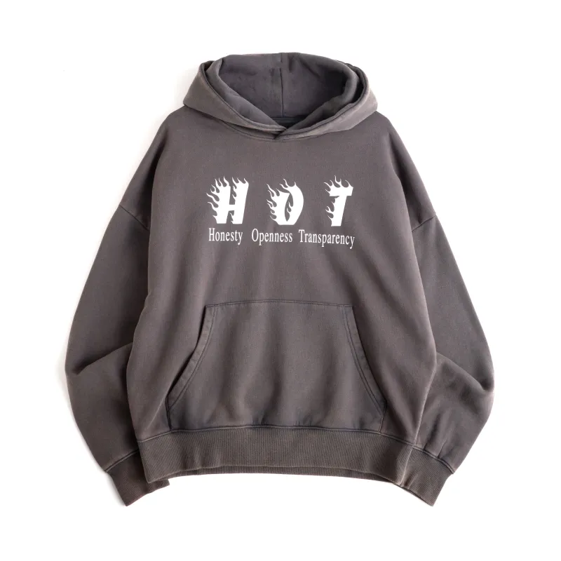 HONESTY OPENNESS TRANSPARENCY HOODIE sold by Junglesjungles